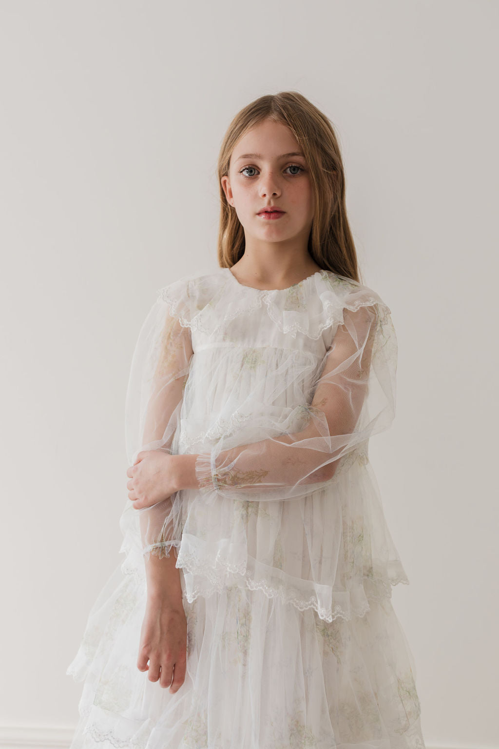 Spring Meadow Tulle Gown