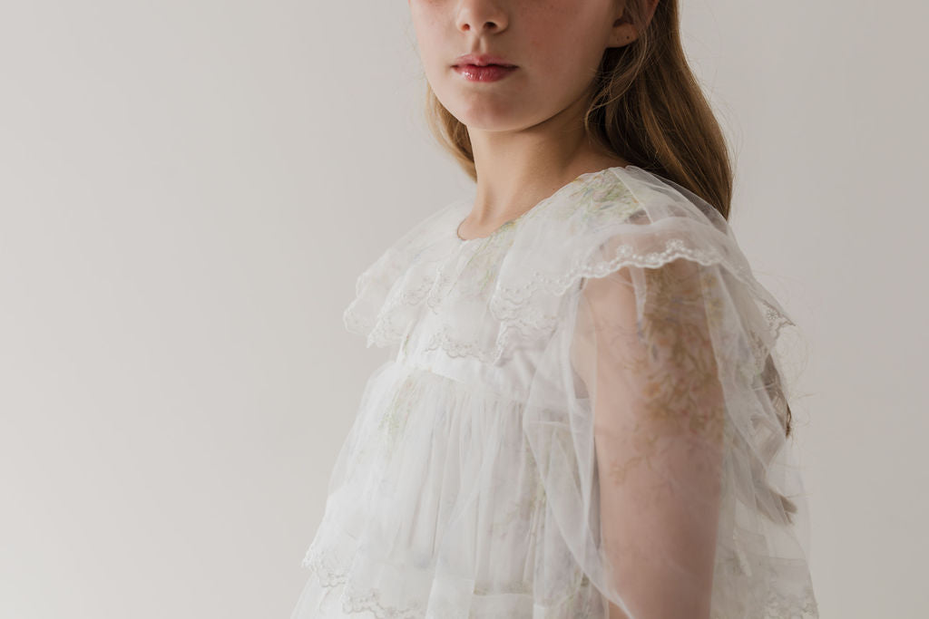 Spring Meadow Tulle Gown