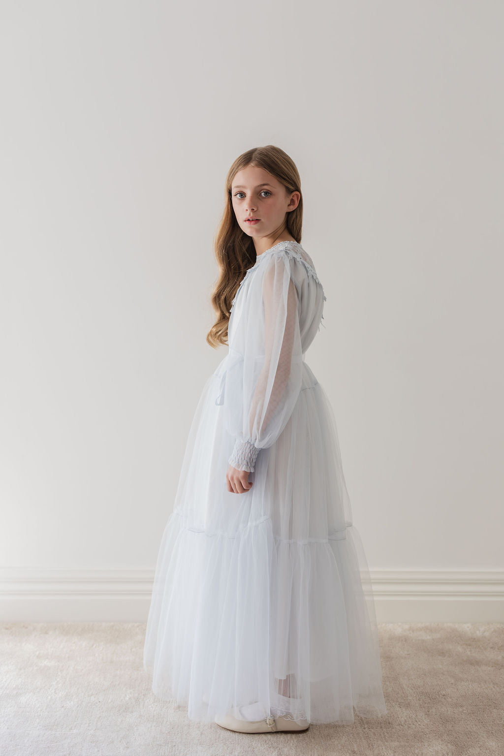Vintage Yoke Tulle Dress