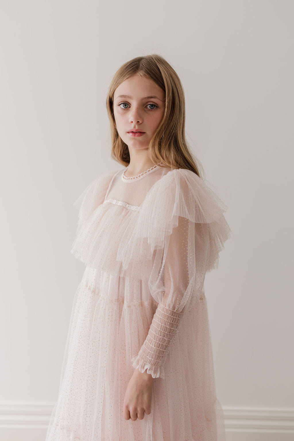 Glitter Tulle Gown