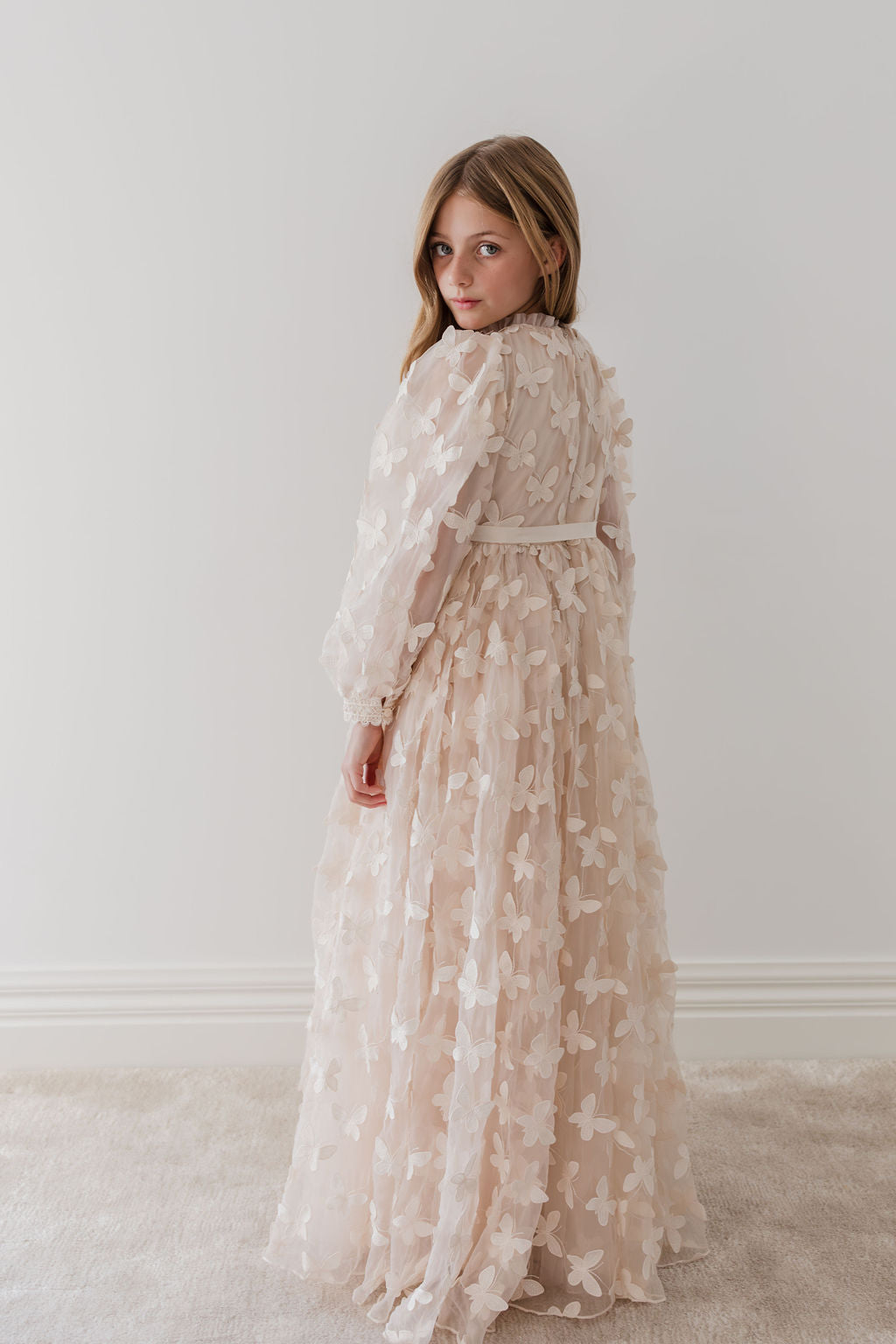 Butterfly Tulle Gown