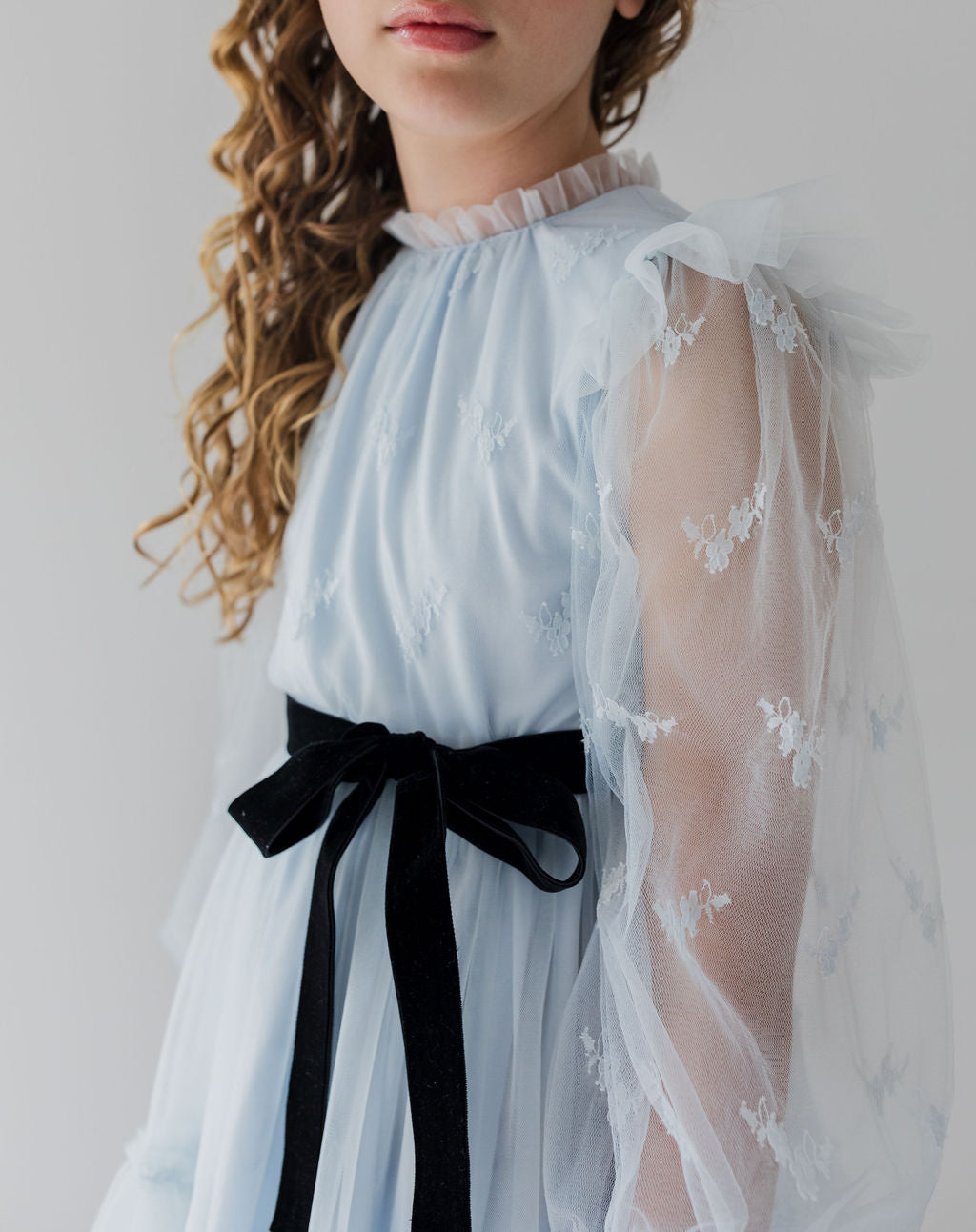 French Lace Tulle Dress