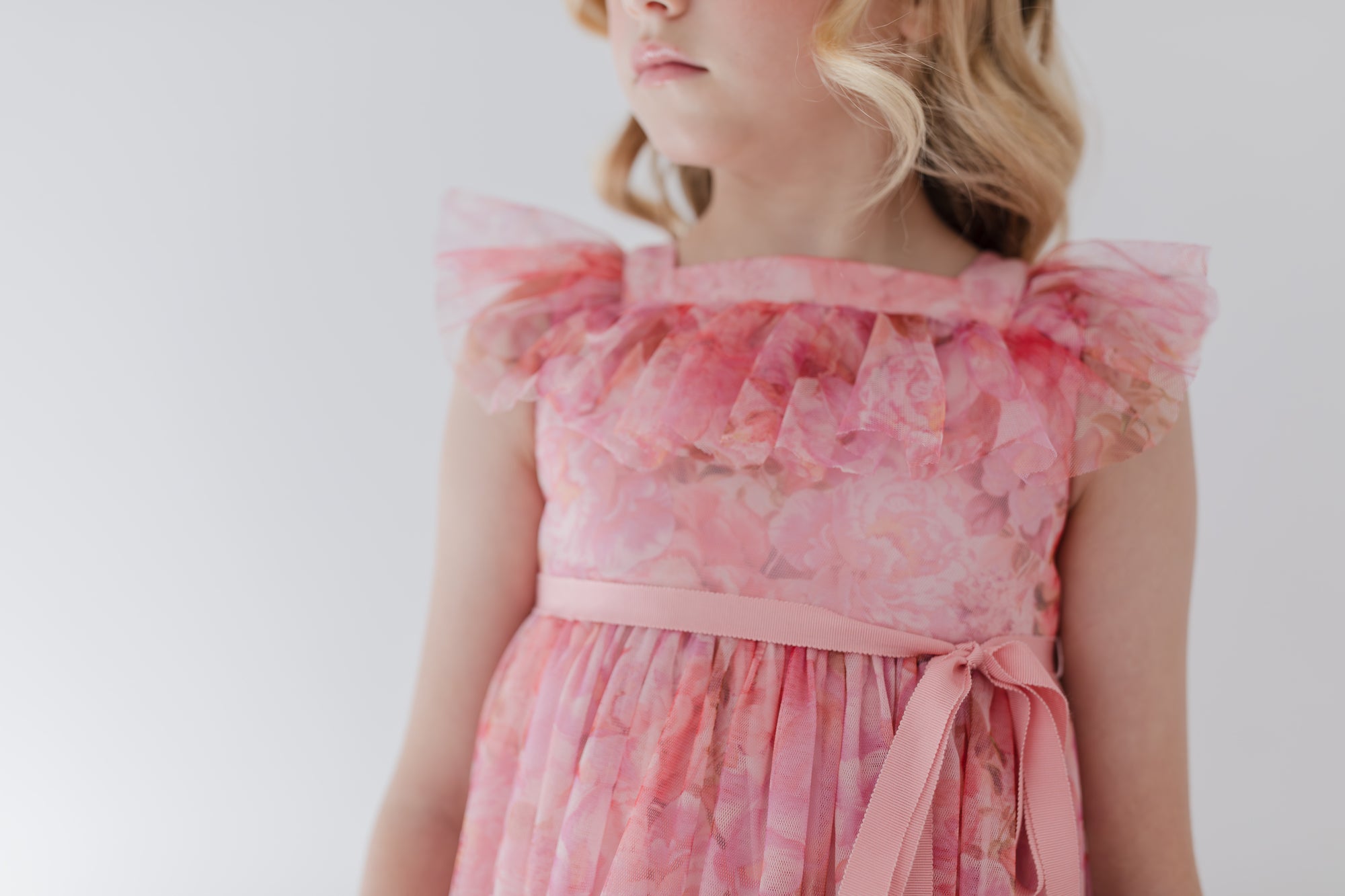 Pink Peony Tulle Dress