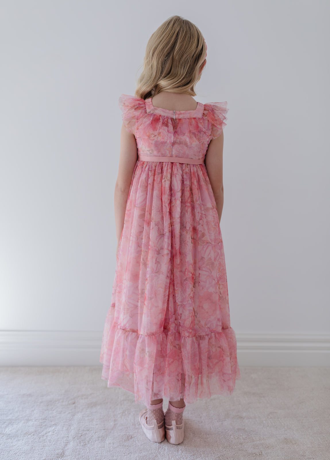 Pink Peony Tulle Dress