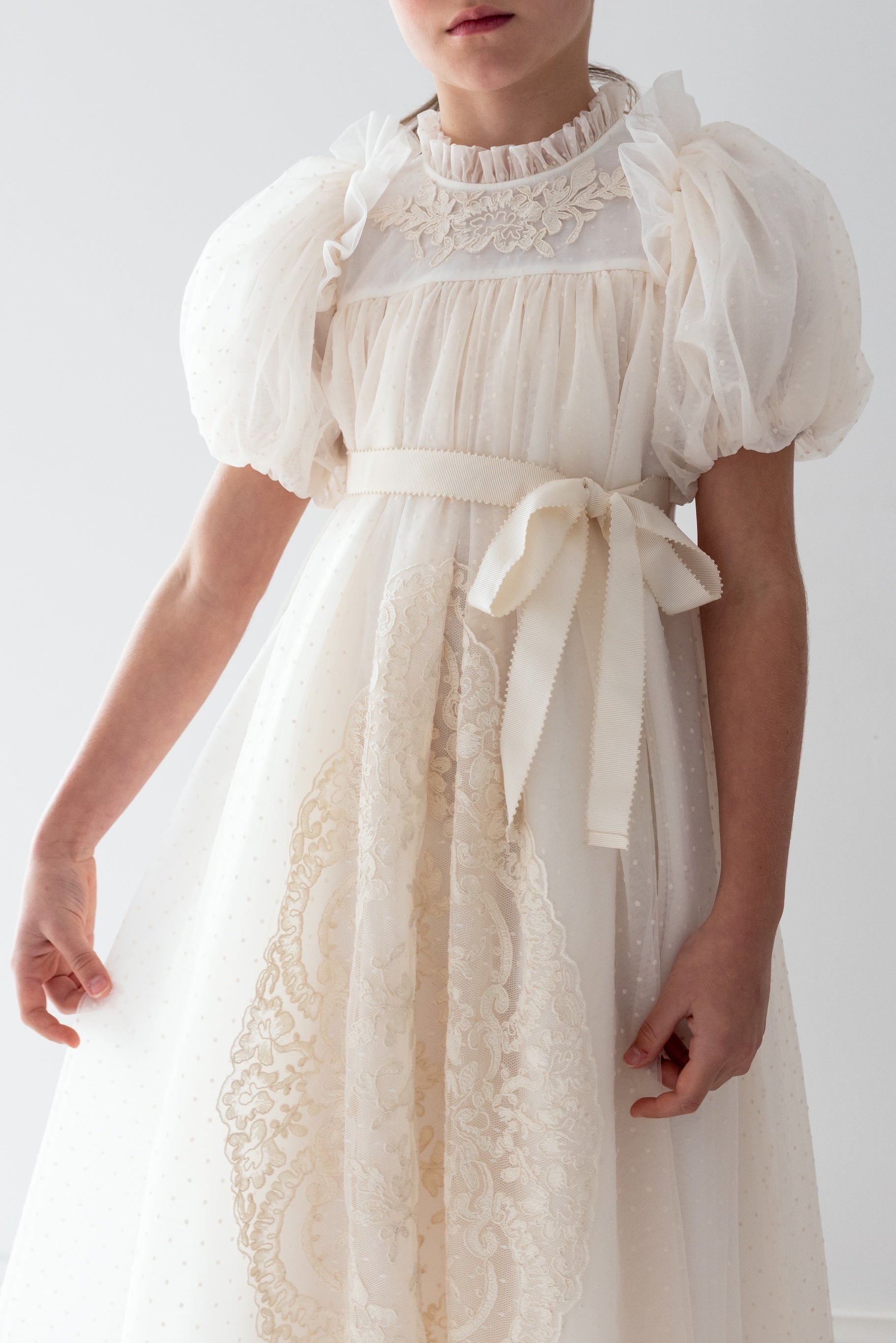 Vintage Doily Tulle Dress