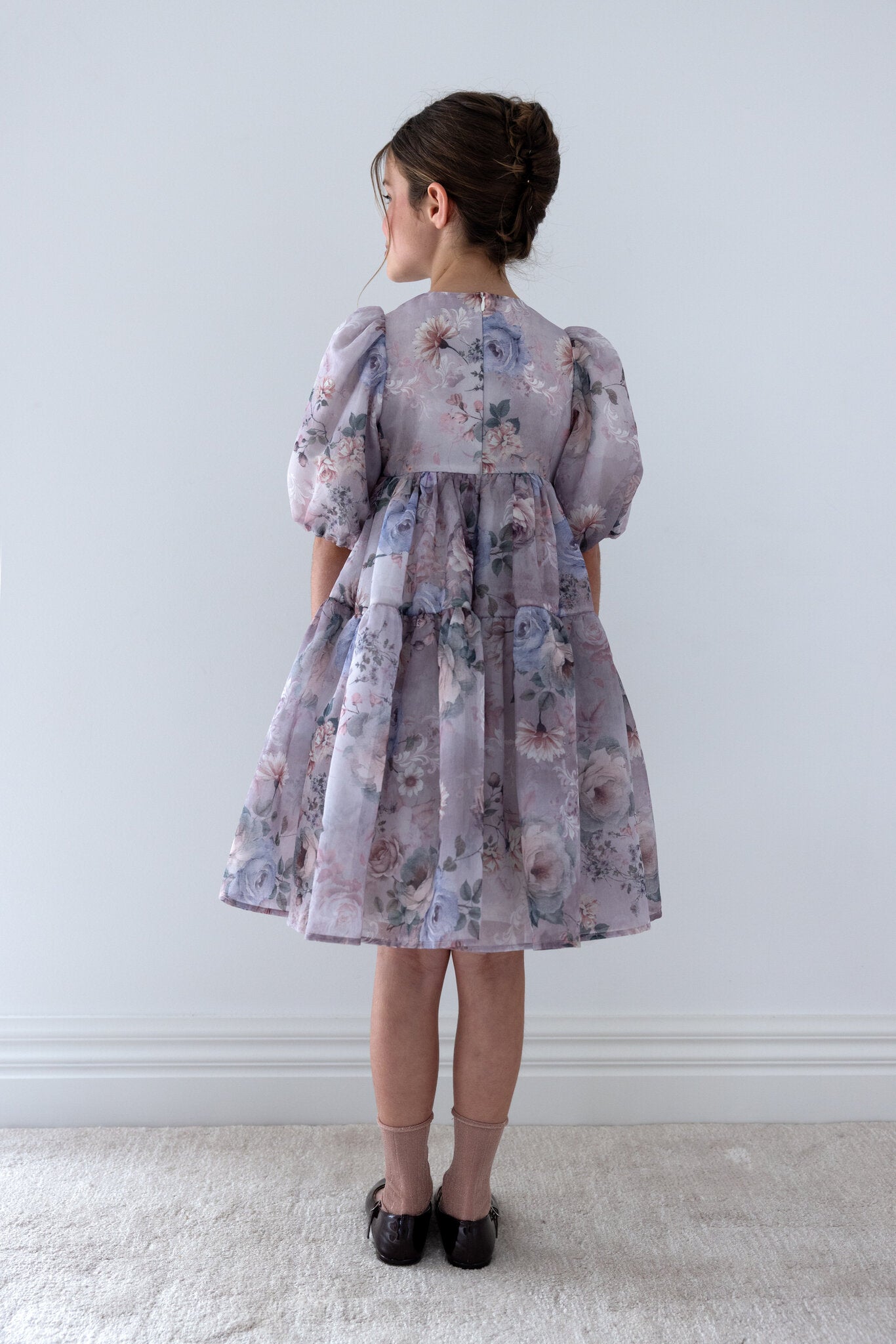 Fantasy Printed Organza Dress