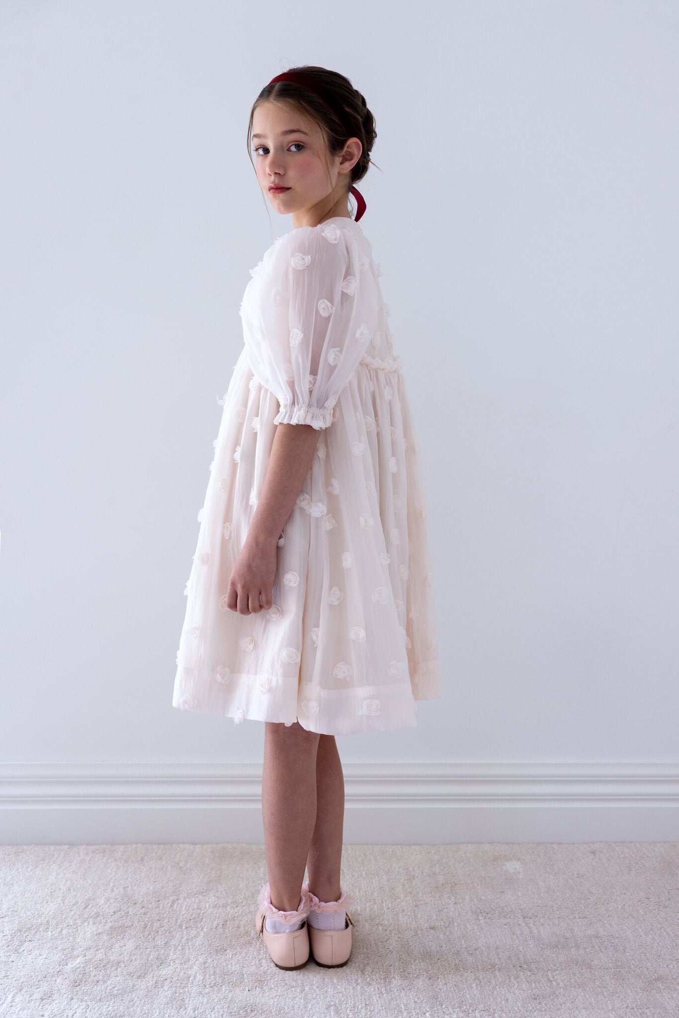 Organza Roses Dress