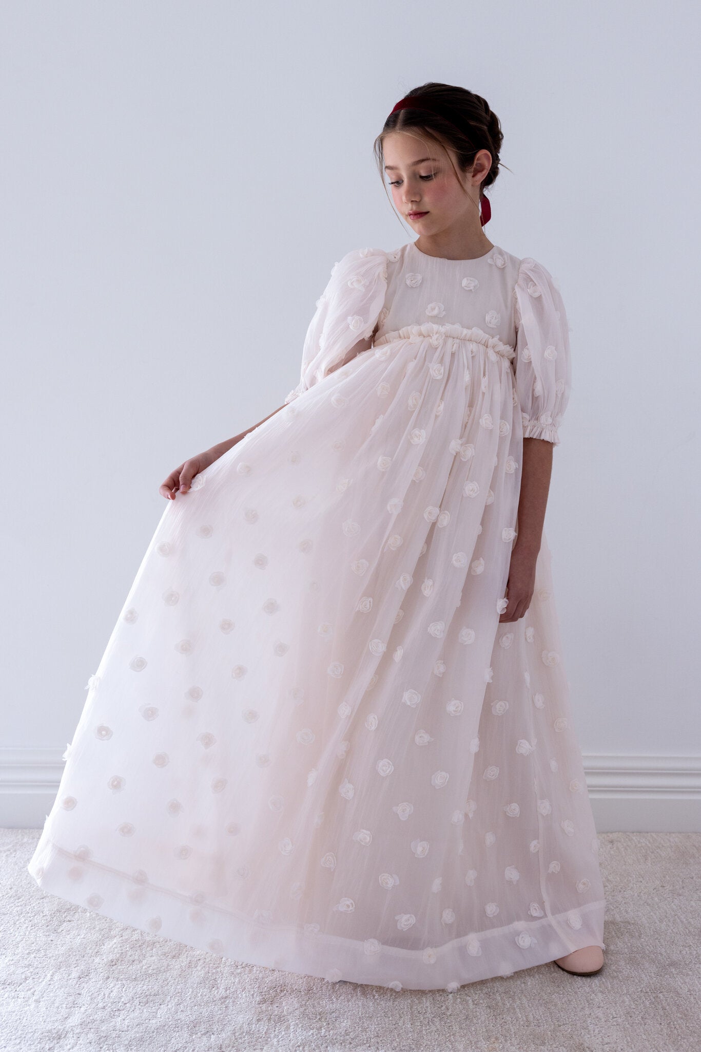 Organza Roses Gown