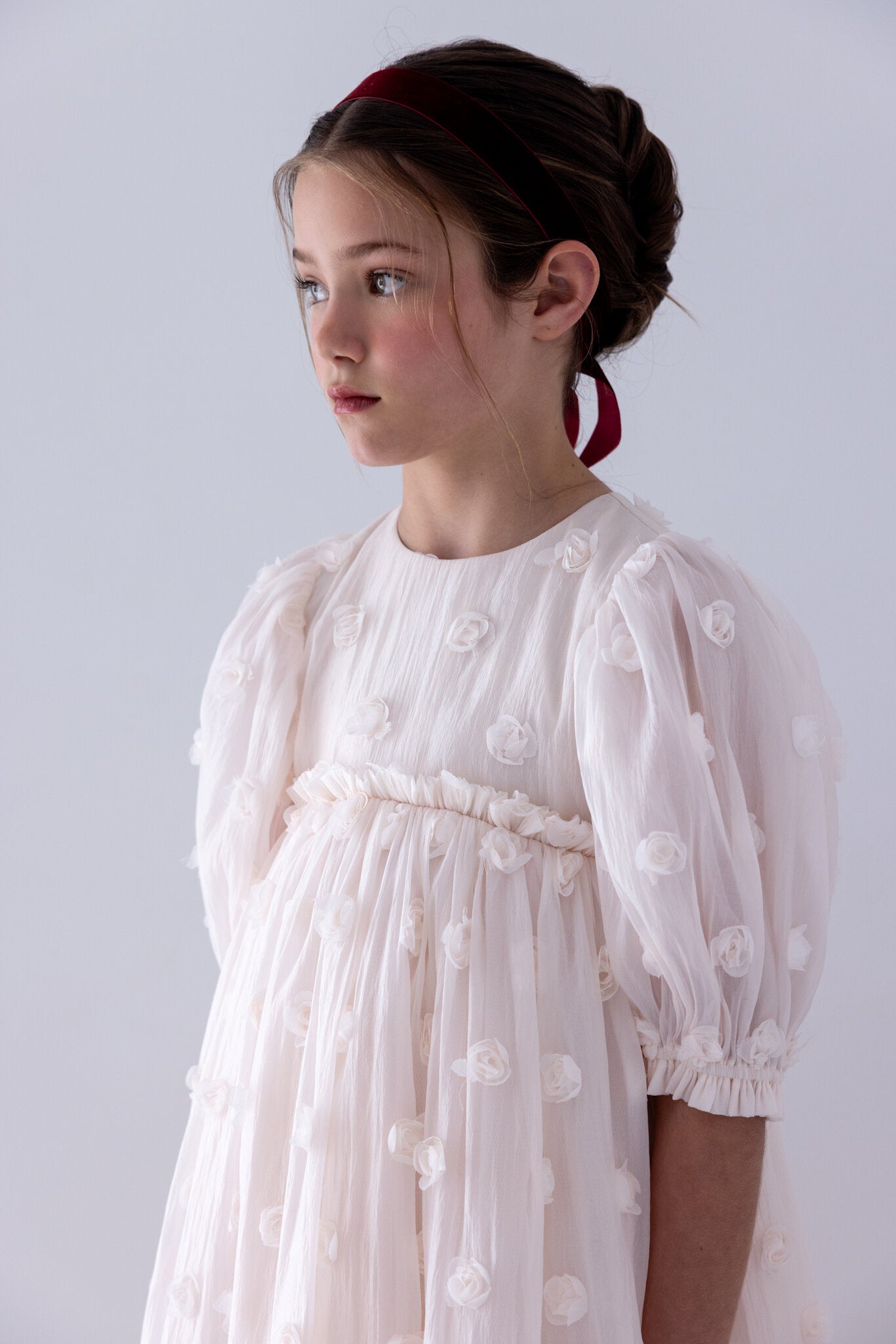 Organza Roses Gown