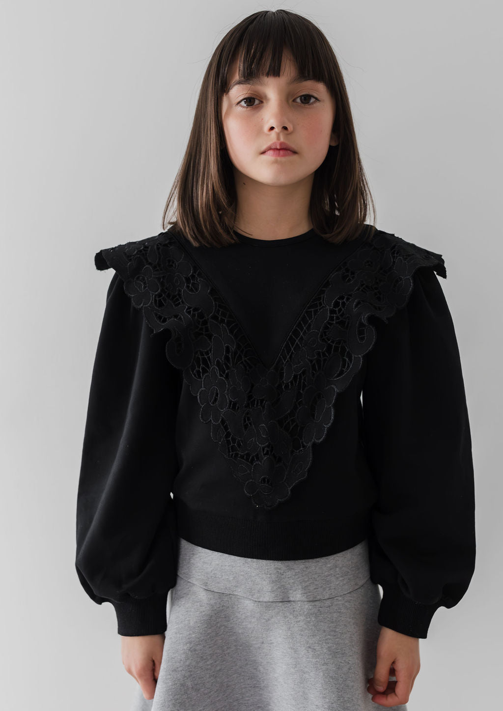 Terry Cut Out Sweatshirt