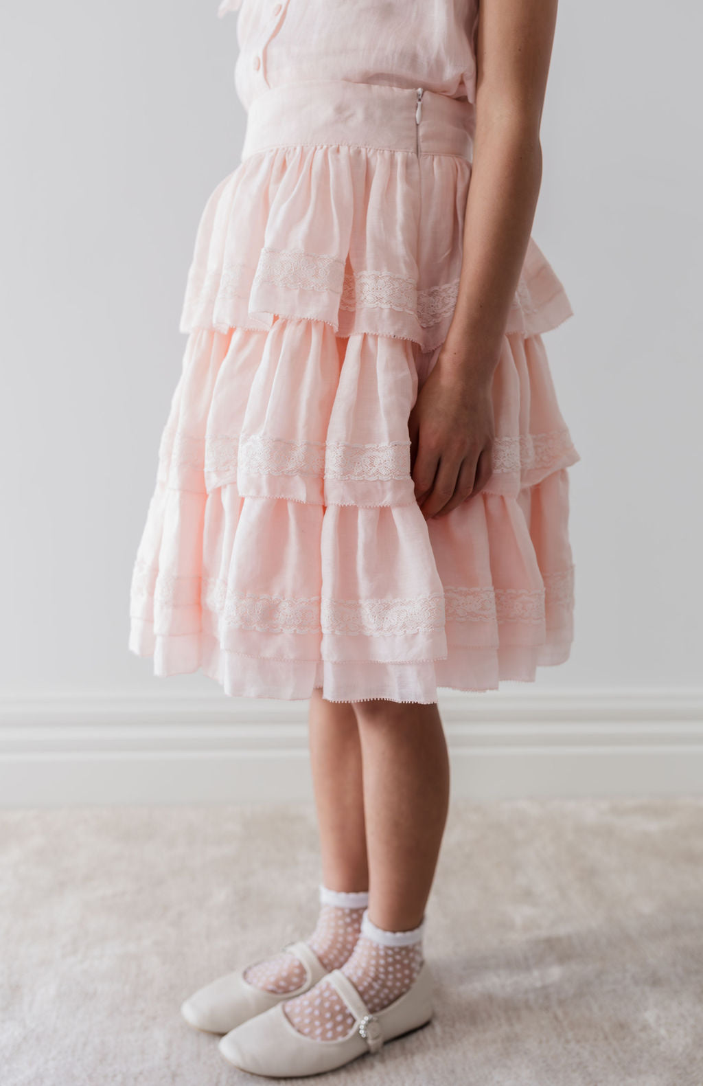 Ruffle Voile Blouse