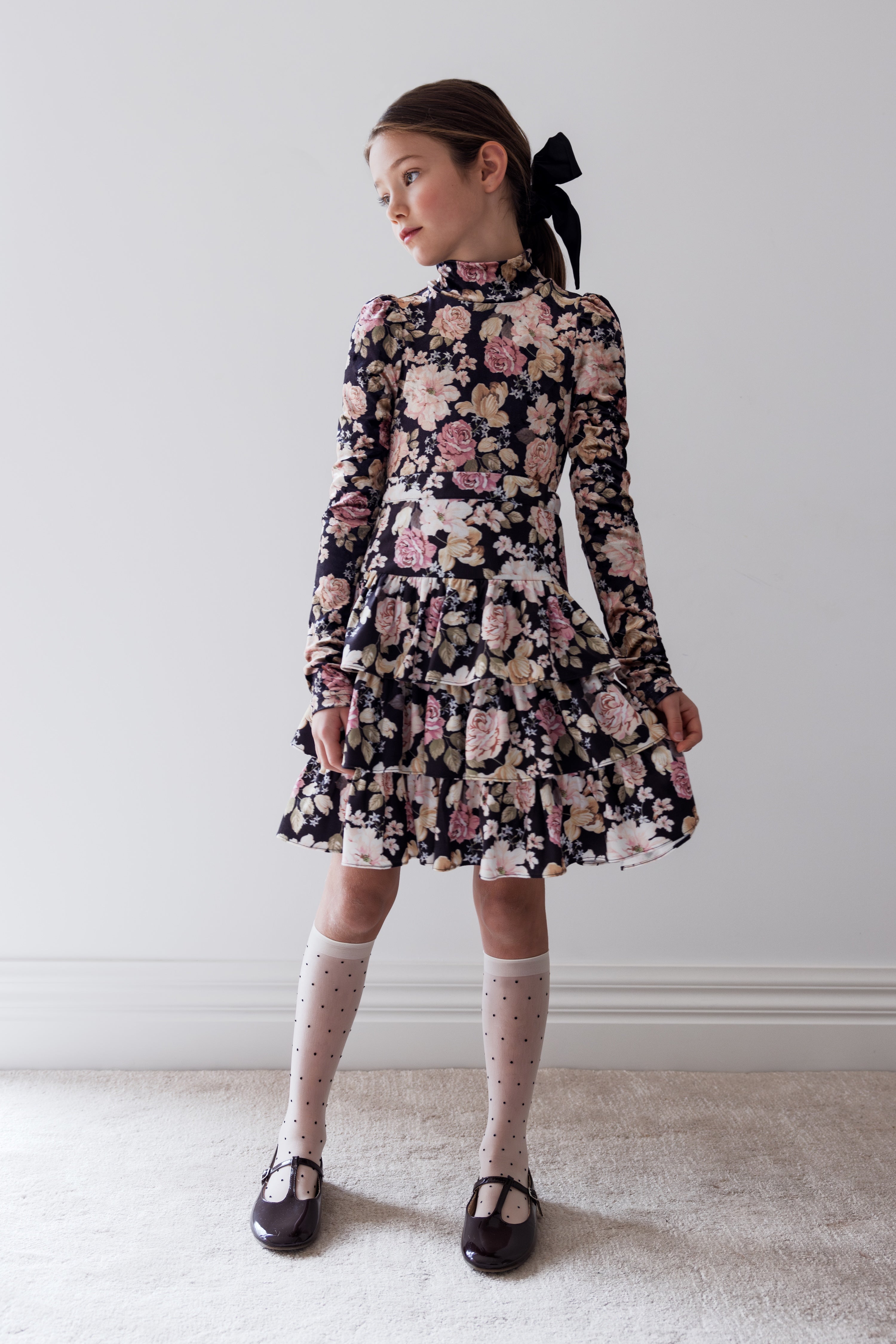 Romantic Floral Print Top