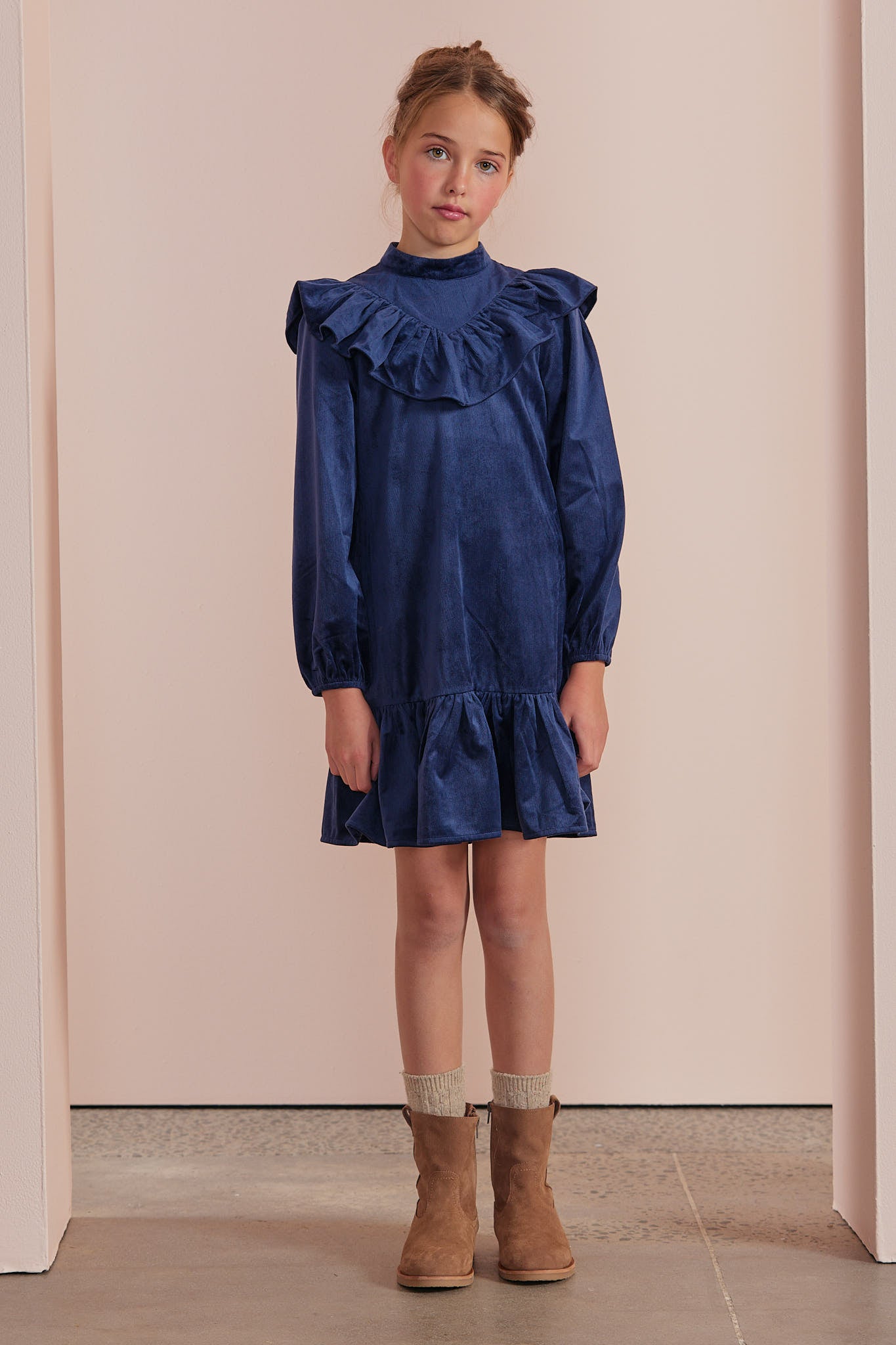 Cord Ribbon Tie Dress