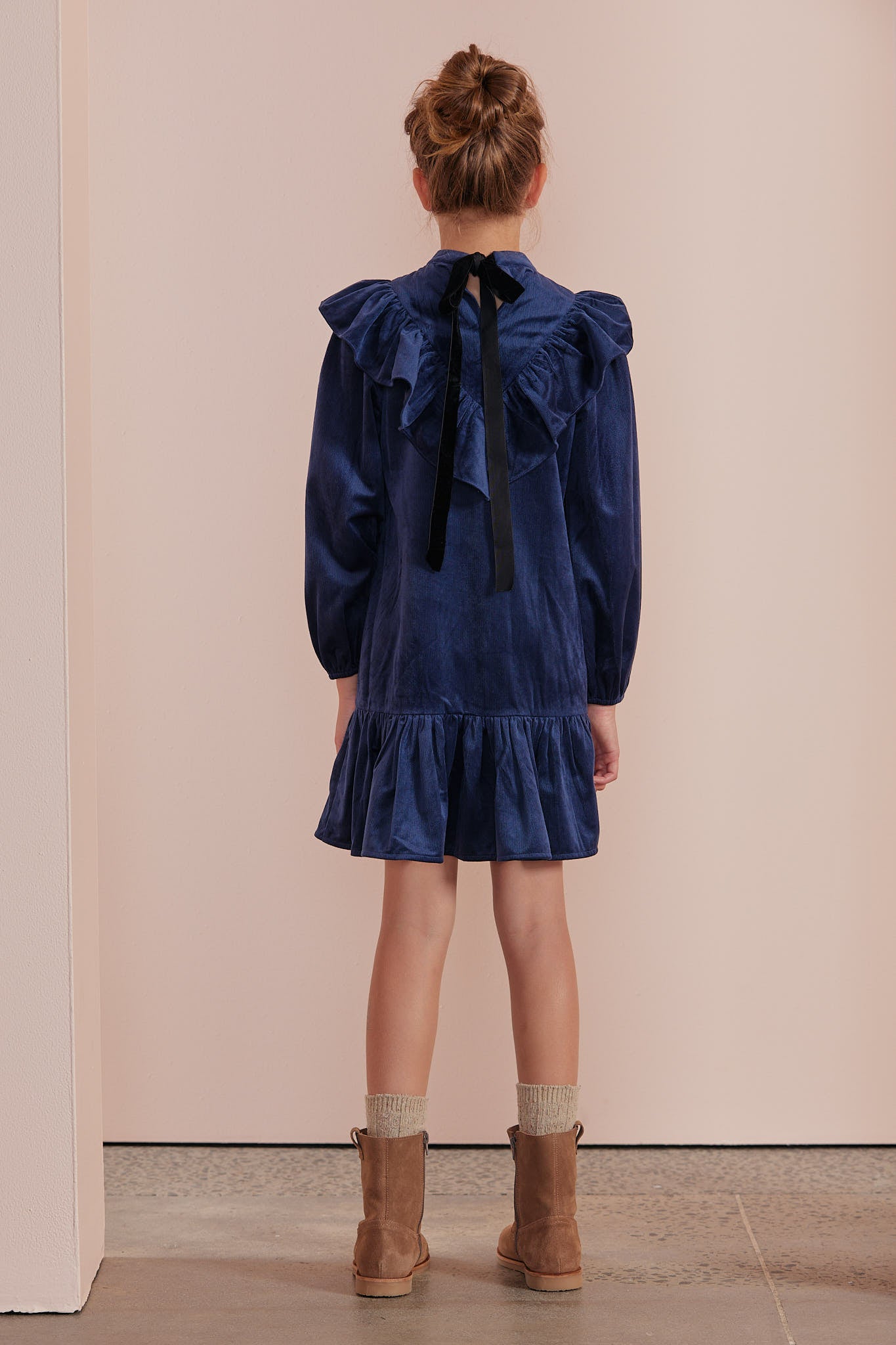 Cord Ribbon Tie Dress