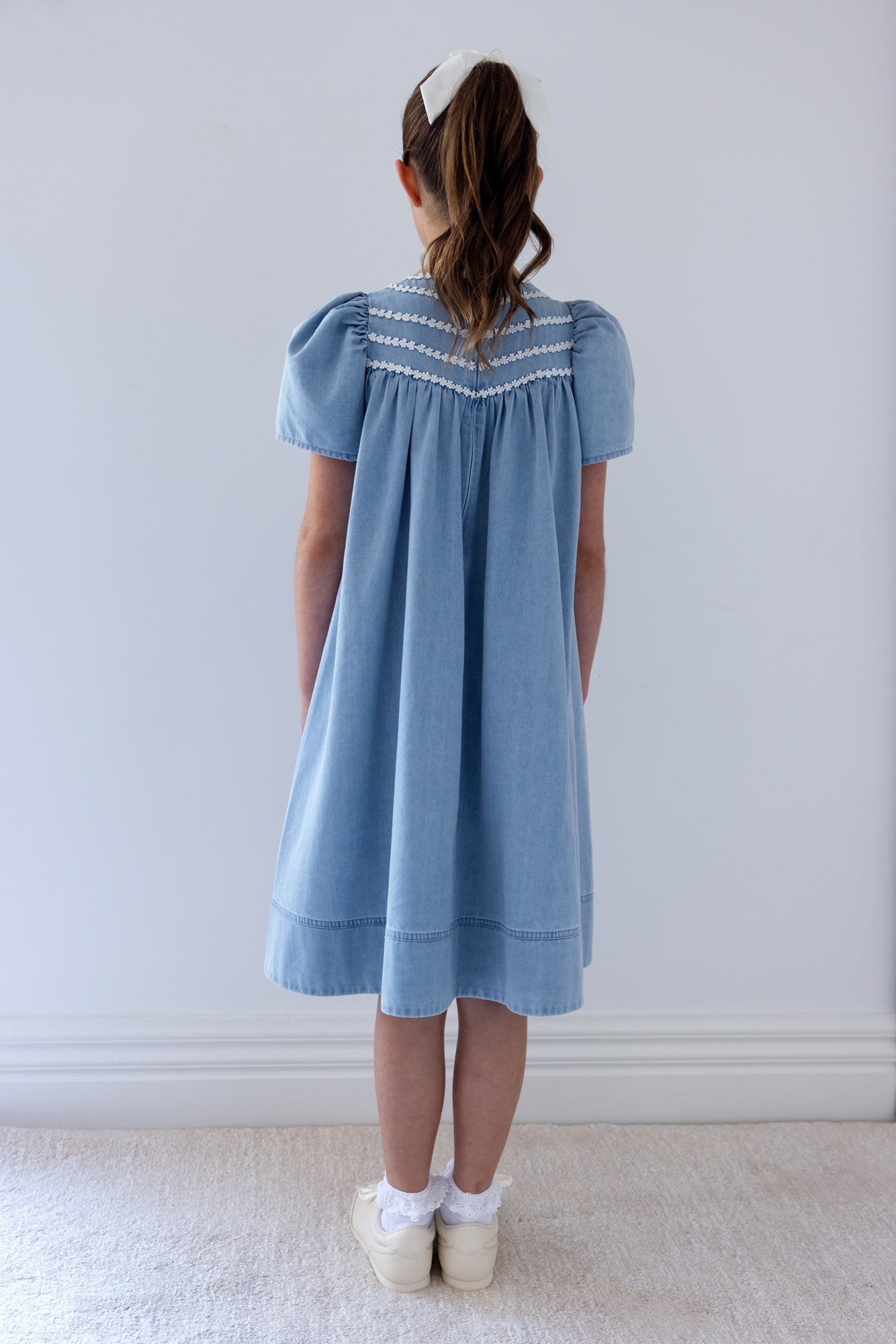 Chambray Daisy Chain Dress