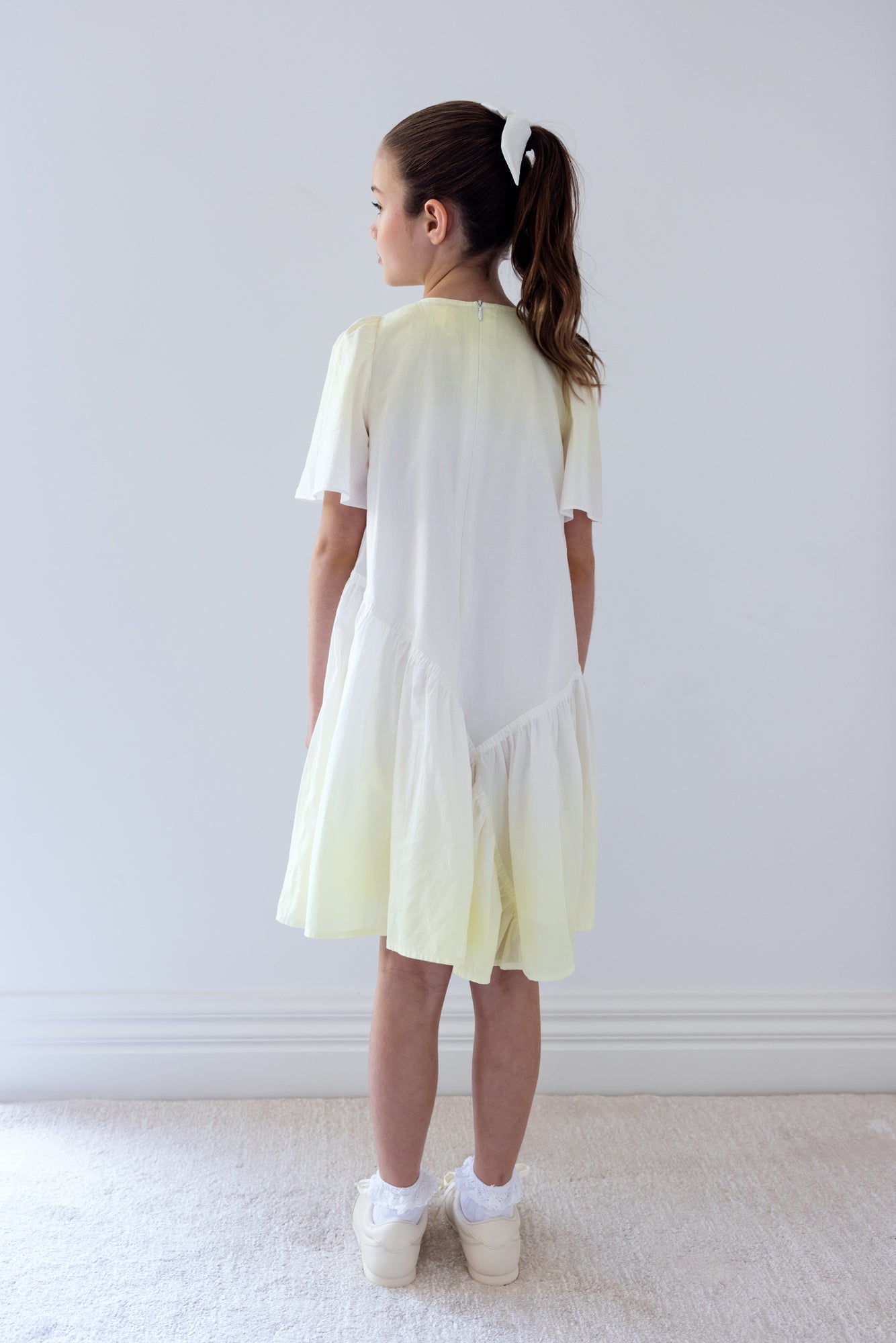 Lemon Tie Dye Voile Dress