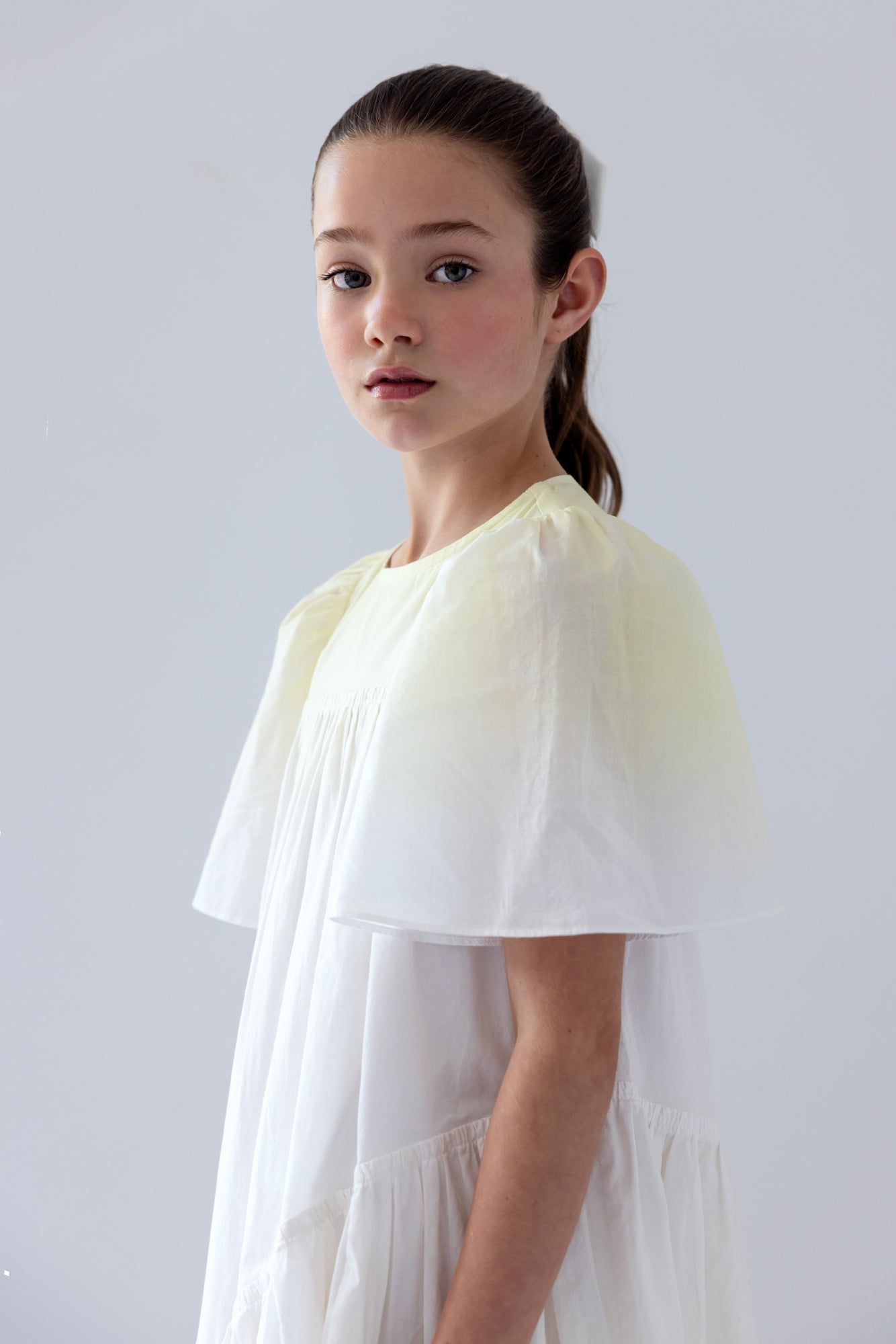 Lemon Tie Dye Voile Dress