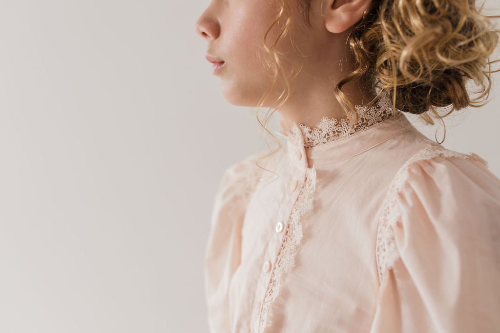 Shirred Waist Voile Dress
