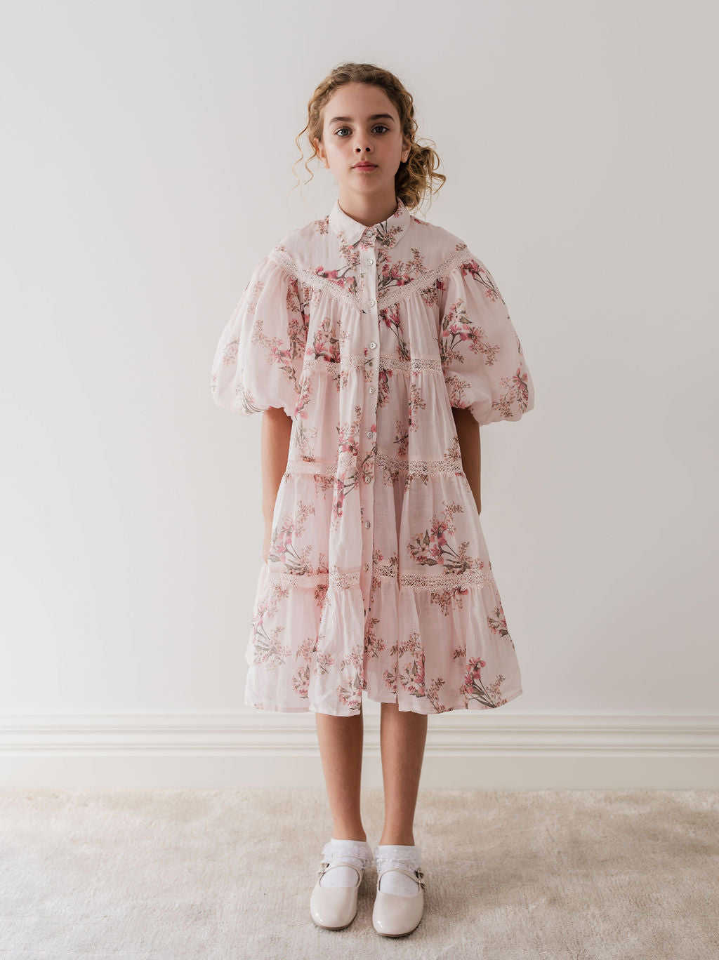 Blush Orchid Shirt Dress