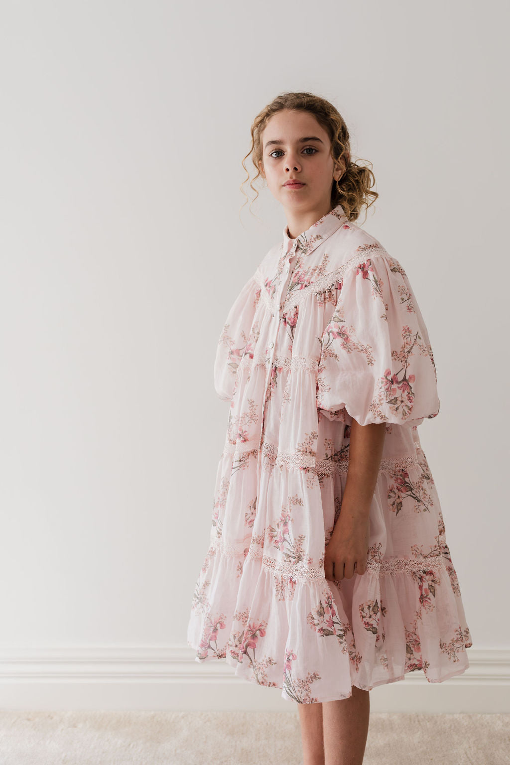 Blush Orchid Shirt Dress
