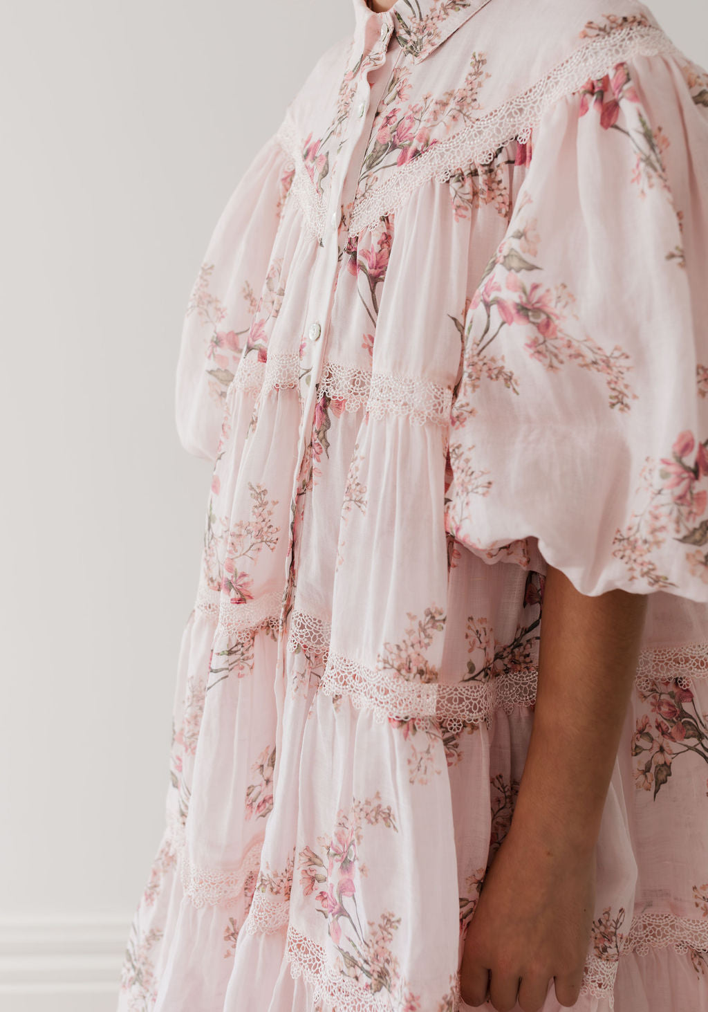 Blush Orchid Shirt Dress