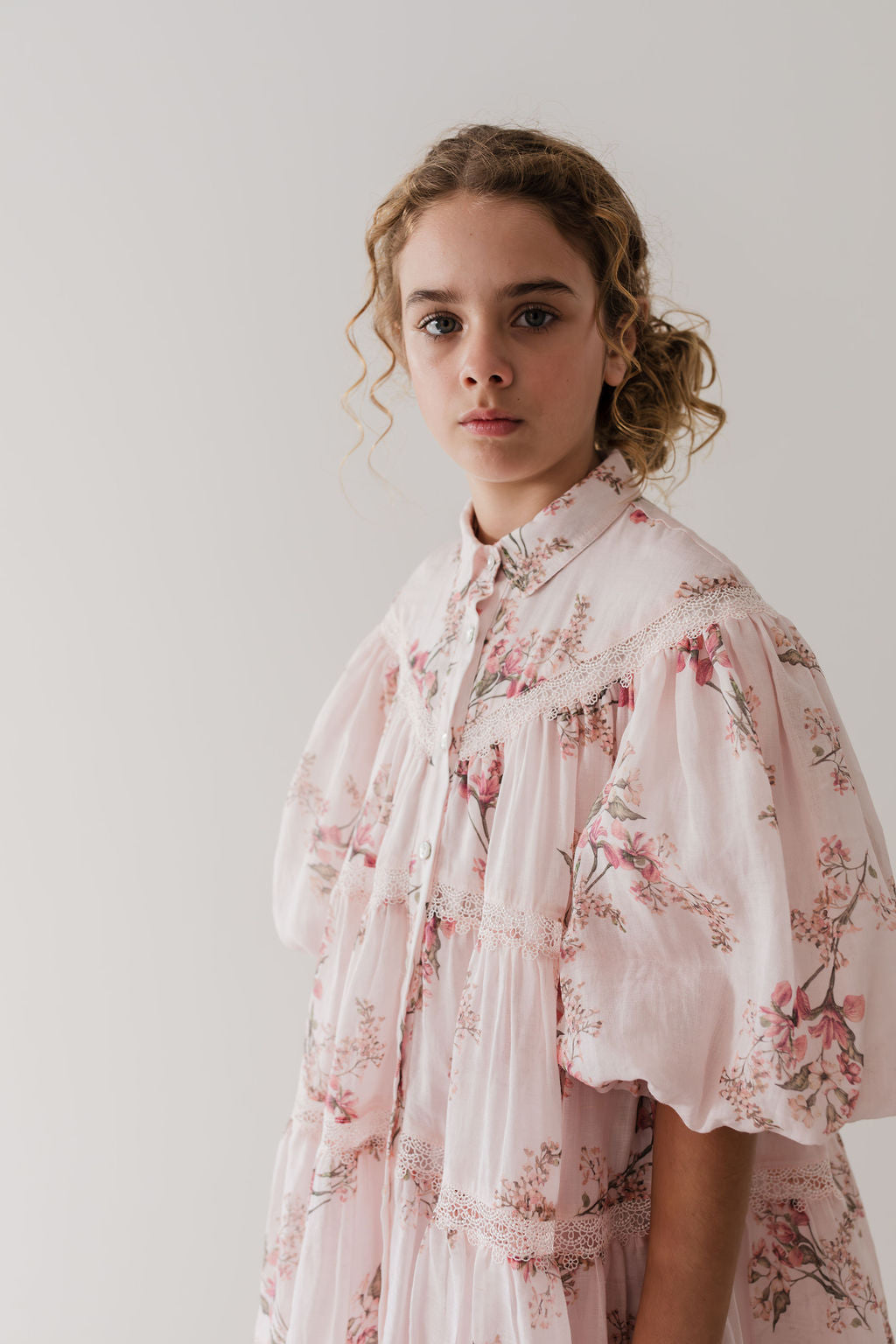 Blush Orchid Shirt Dress