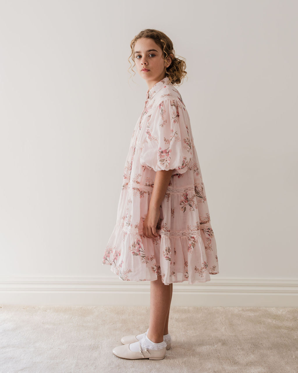 Blush Orchid Shirt Dress