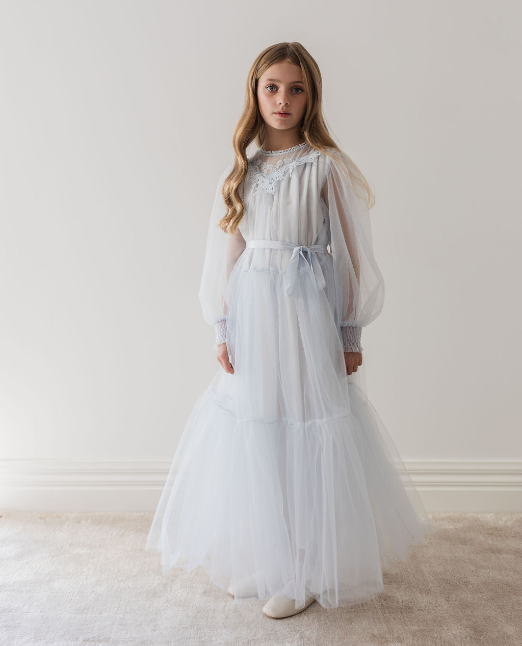 Vintage Yoke Tulle Dress