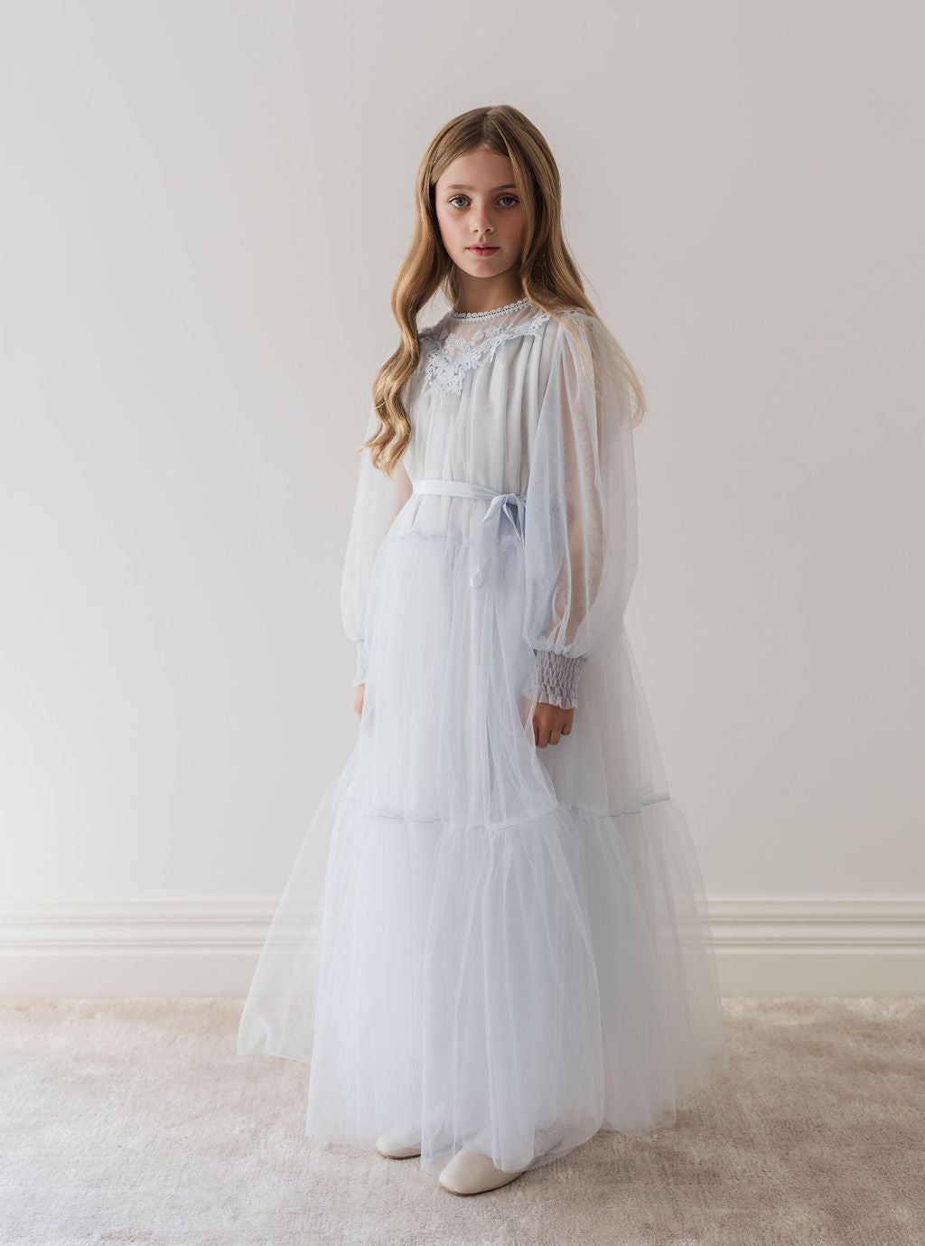 Vintage Yoke Tulle Dress