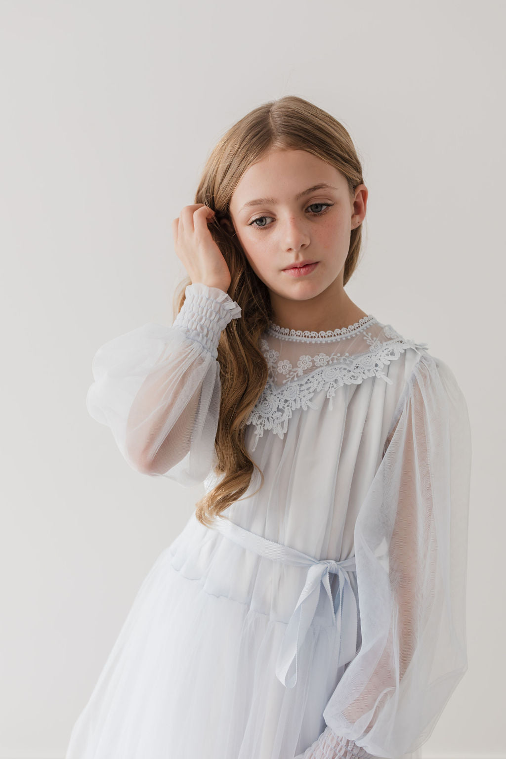 Vintage Yoke Tulle Dress