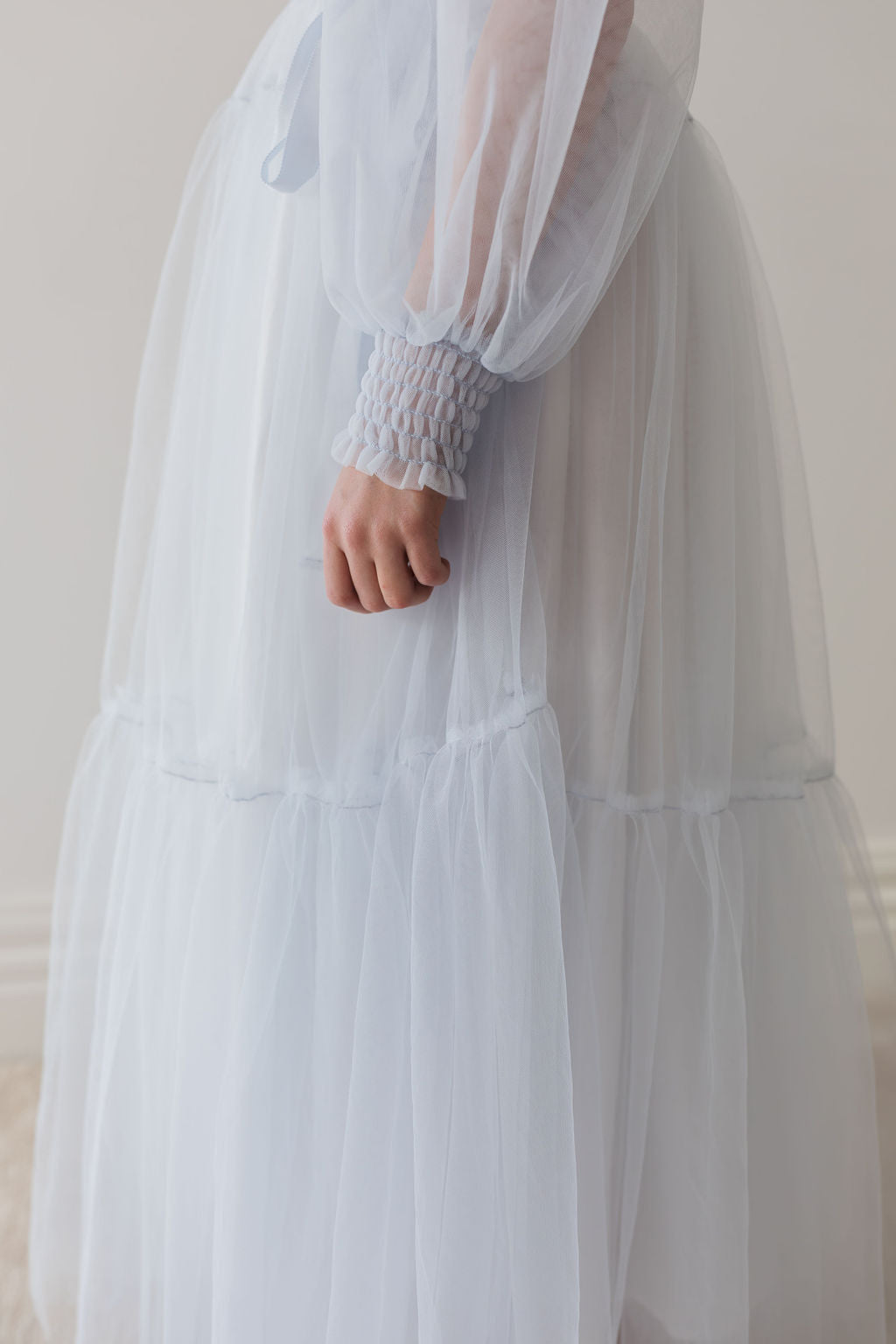 Vintage Yoke Tulle Dress