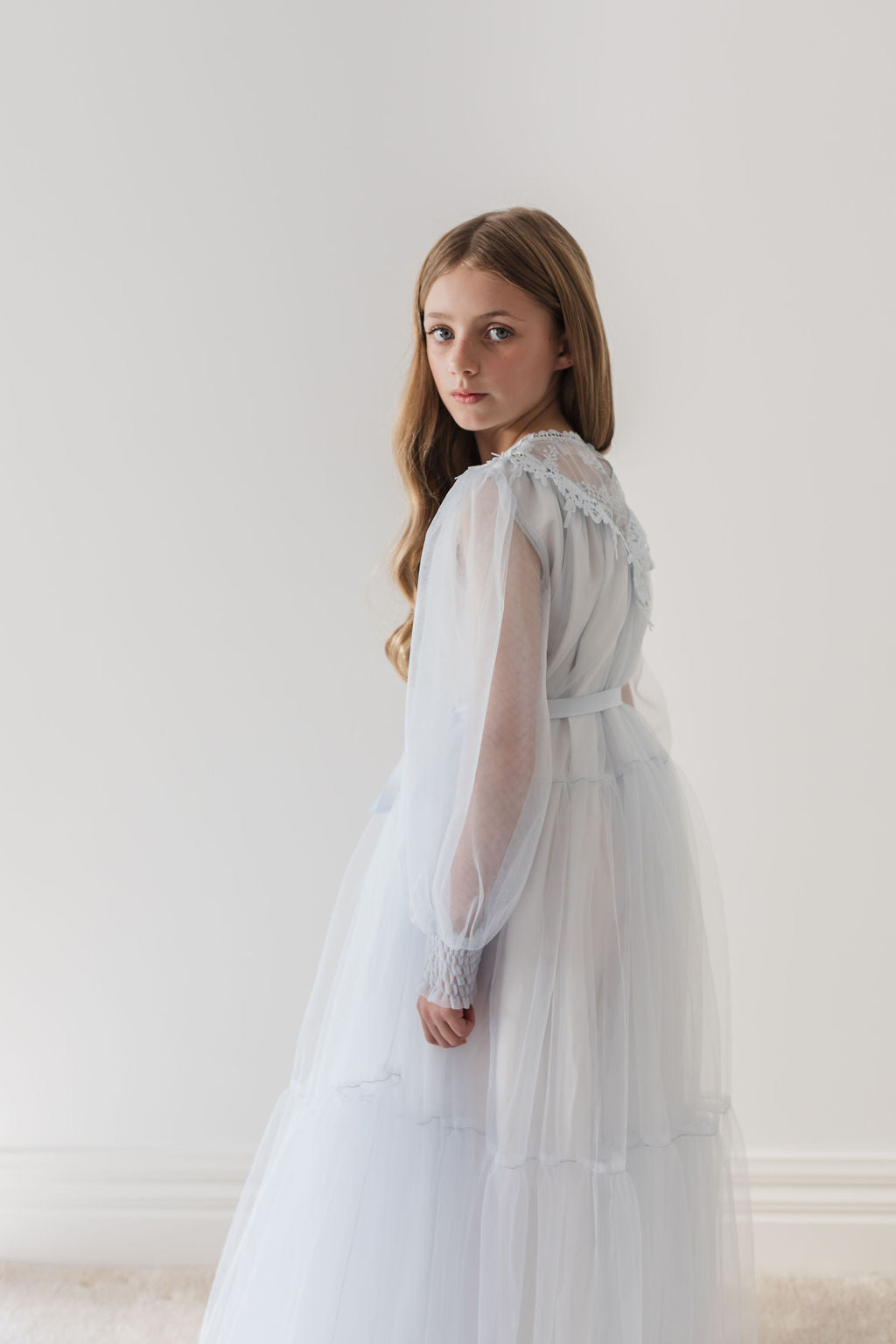 Vintage Yoke Tulle Dress