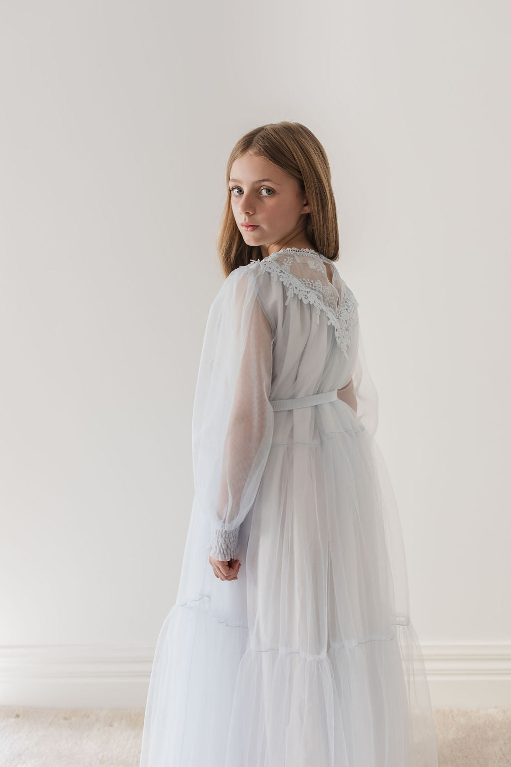 Vintage Yoke Tulle Dress