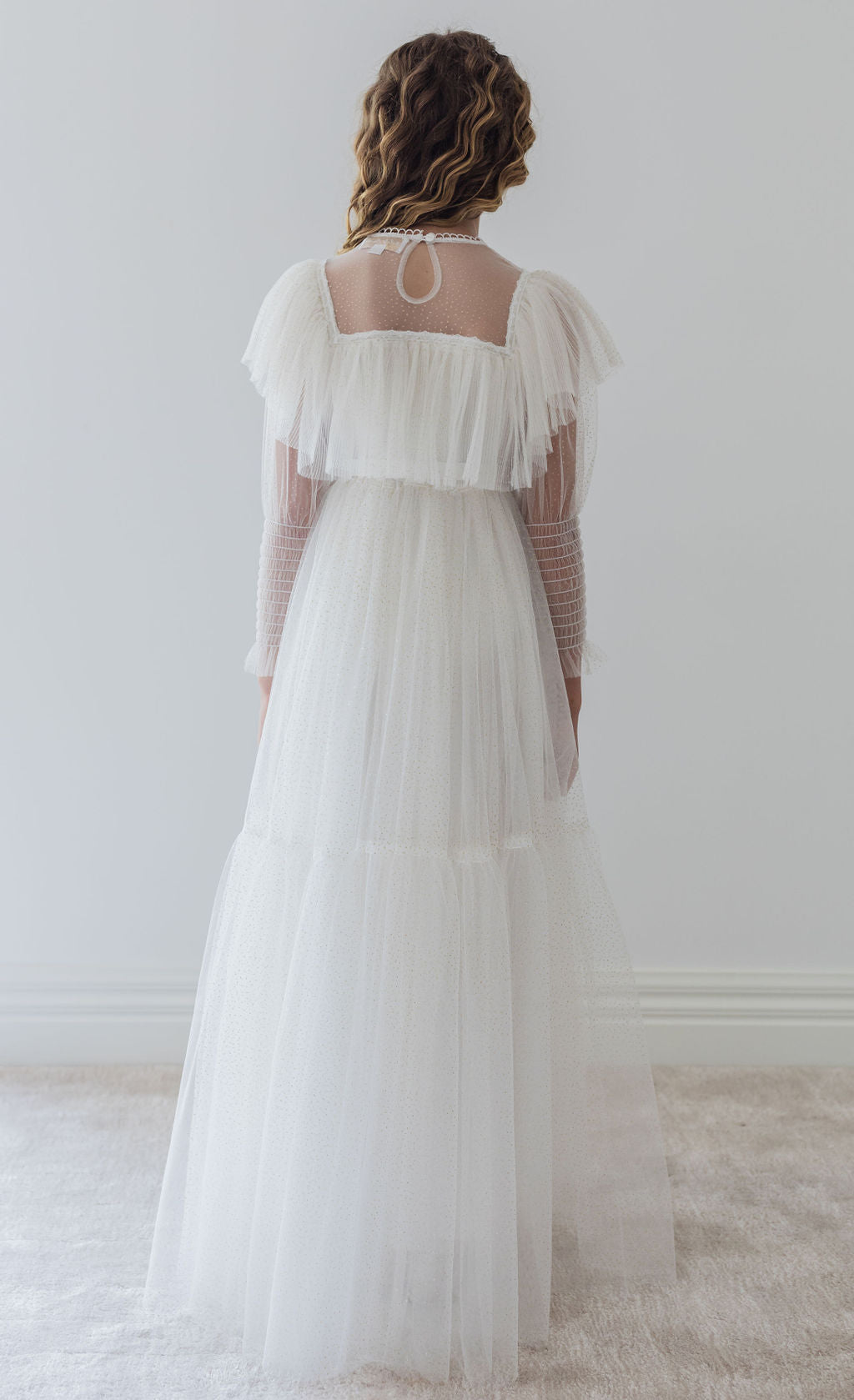 Glitter Tulle Gown