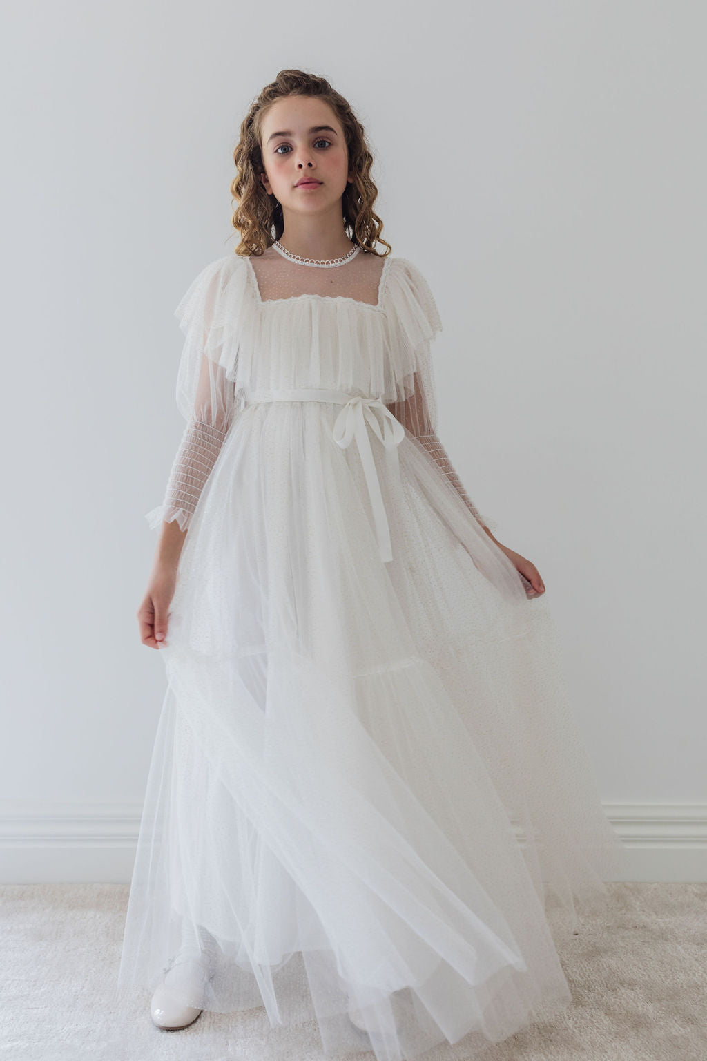 Glitter Tulle Gown
