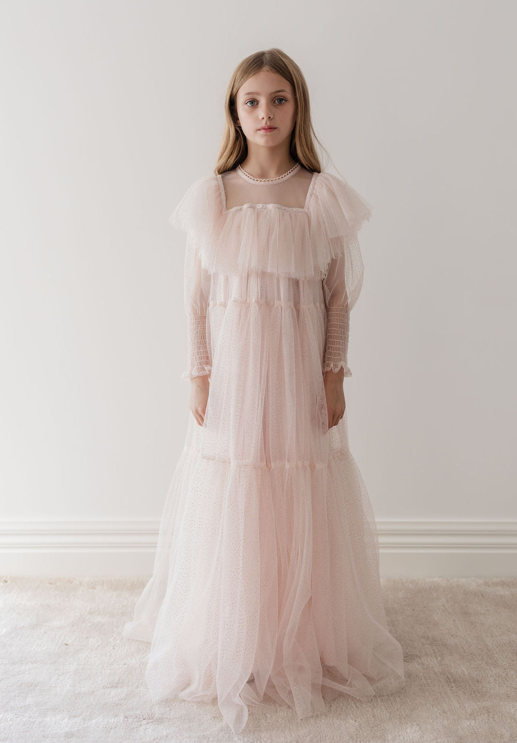 Glitter Tulle Gown