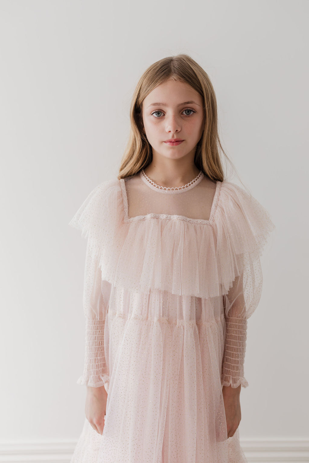 Glitter Tulle Gown