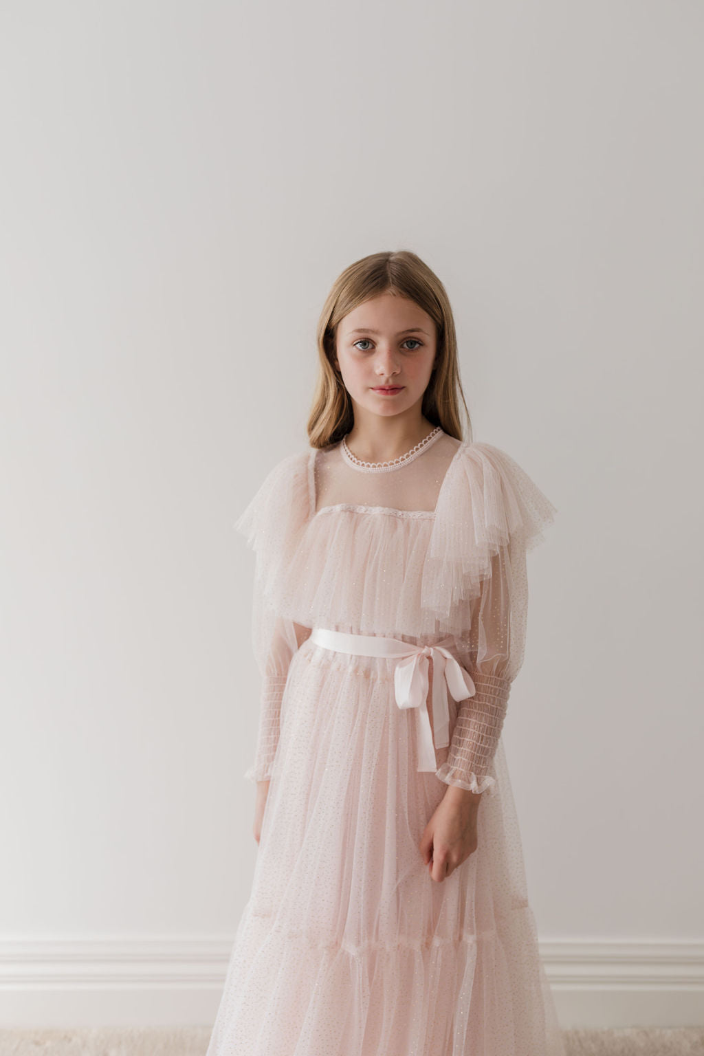 Glitter Tulle Gown