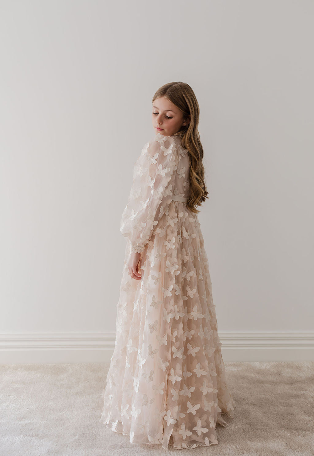 Butterfly Tulle Gown