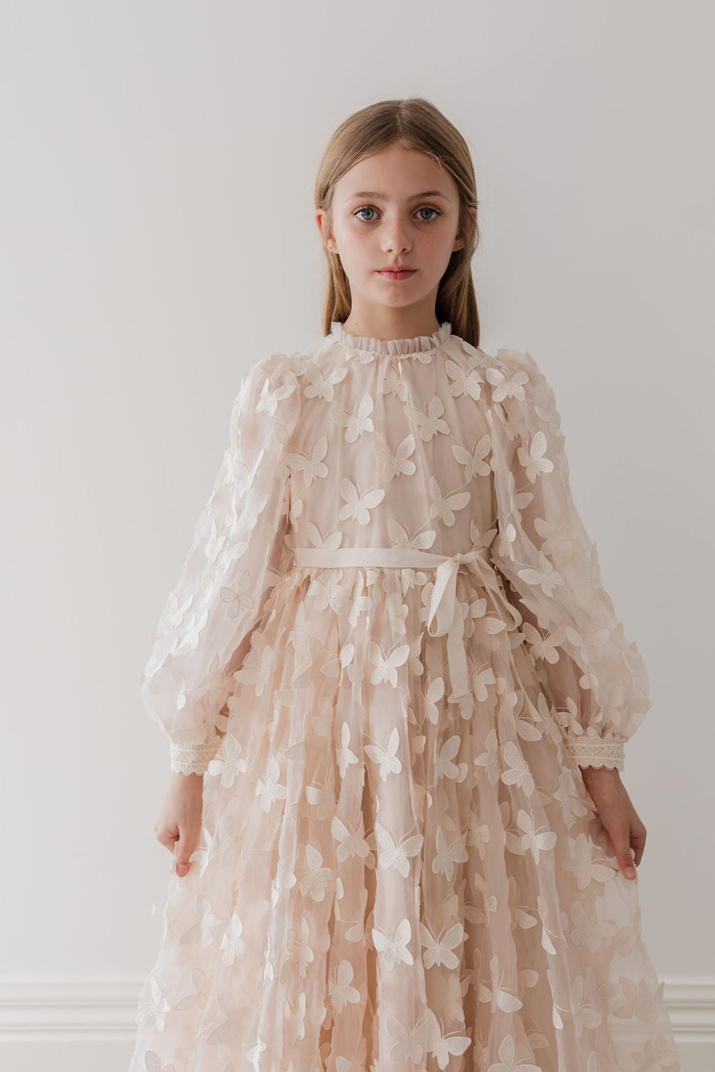 Butterfly Tulle Gown