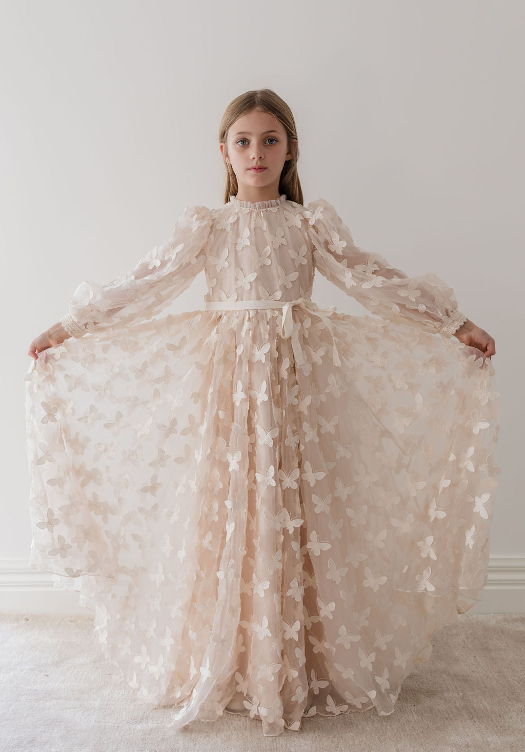 Butterfly Tulle Gown