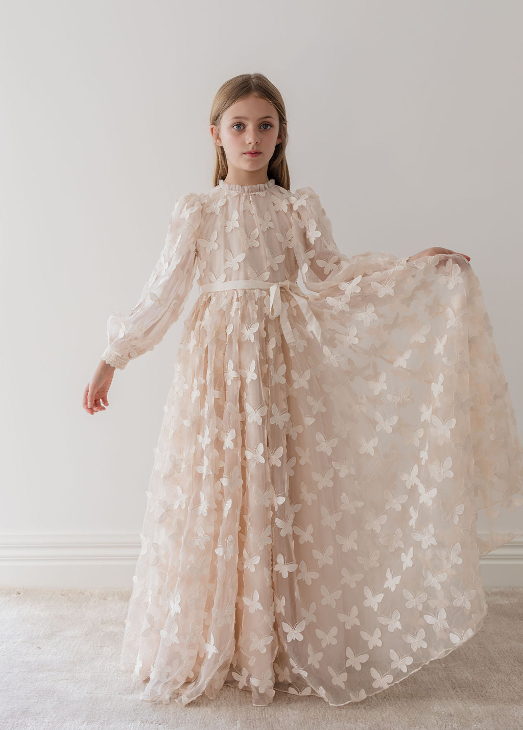 Butterfly Tulle Gown