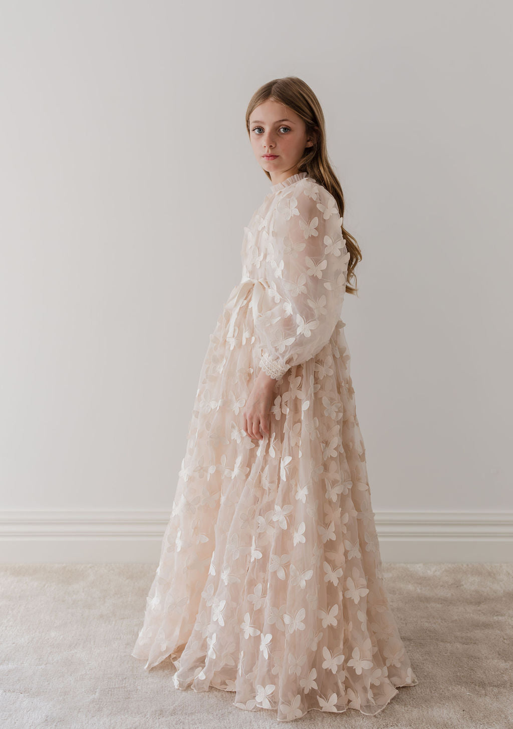 Butterfly Tulle Gown