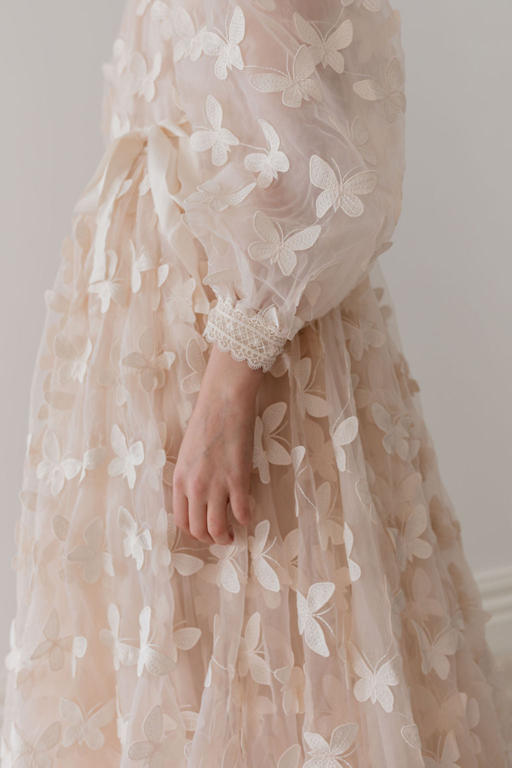 Butterfly Tulle Gown