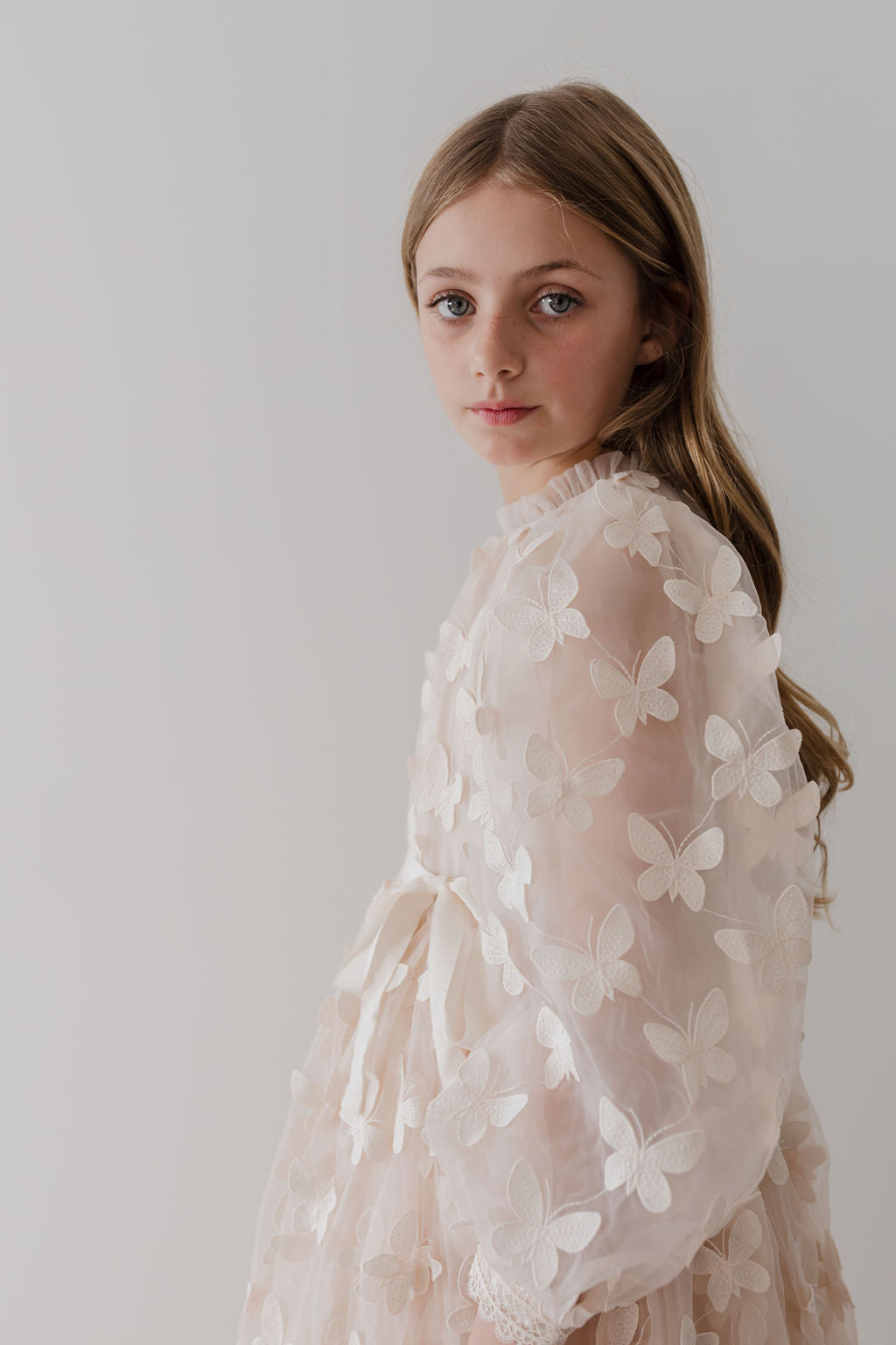 Butterfly Tulle Gown