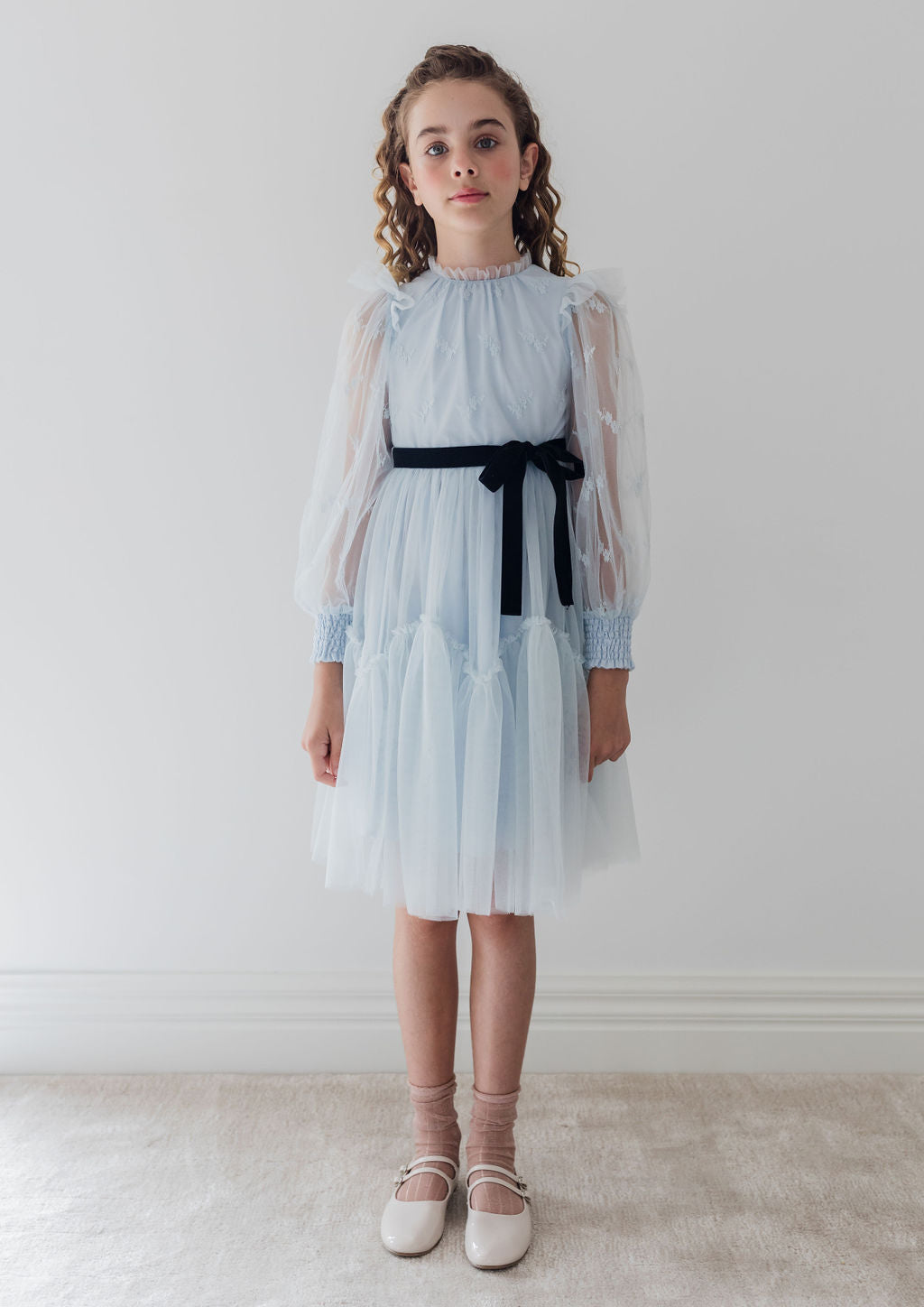 French Lace Tulle Dress