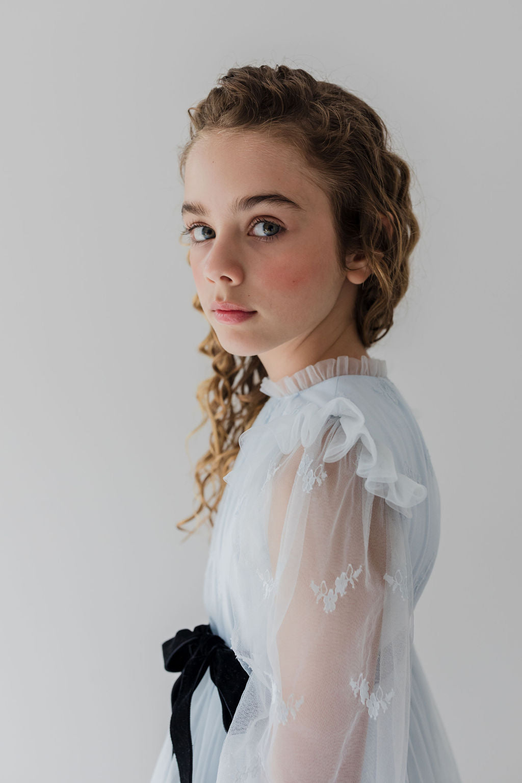 French Lace Tulle Dress