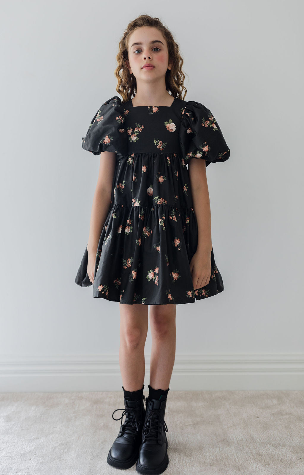 Poplin Petite Rosebud Dress