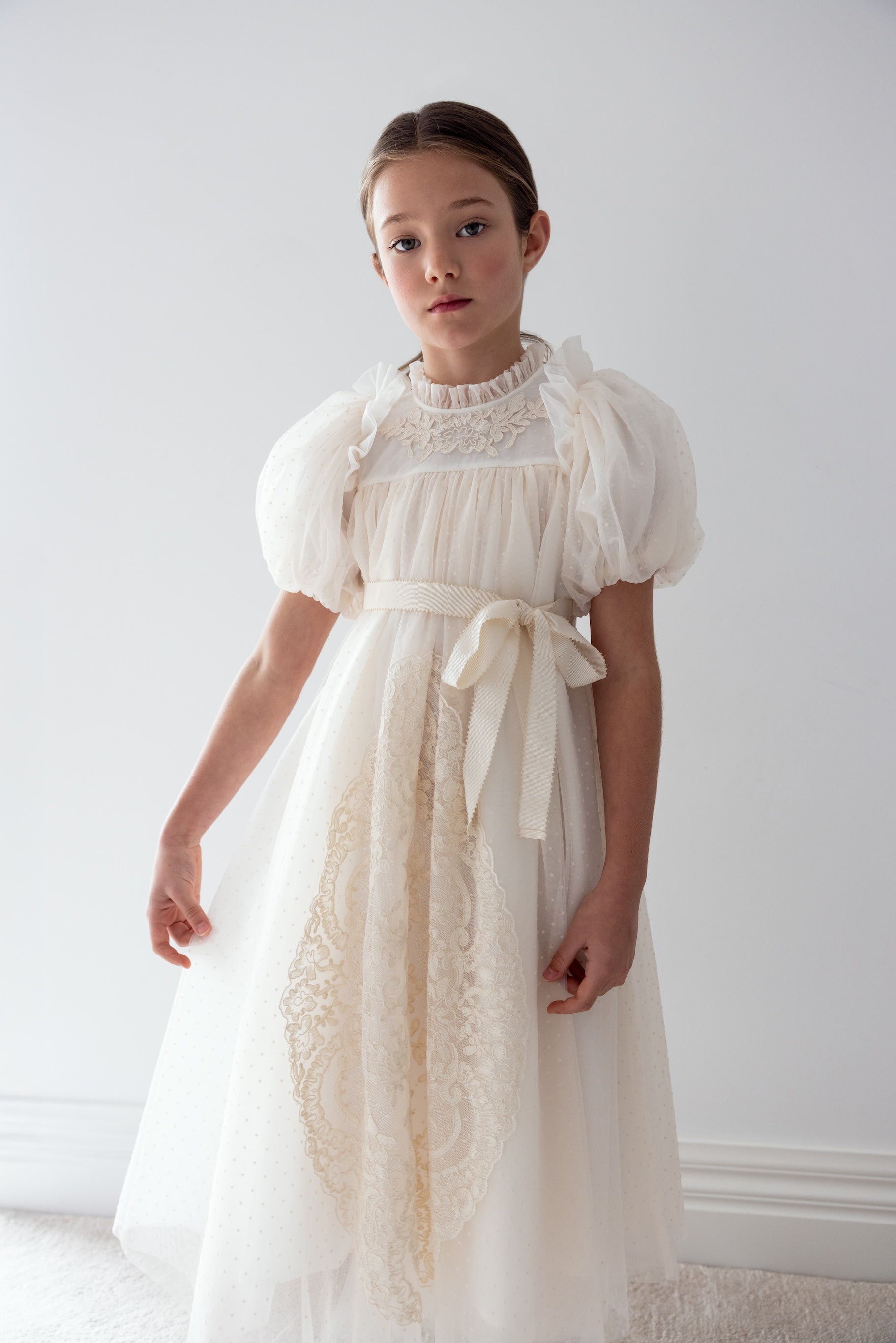 Vintage Doily Tulle Dress