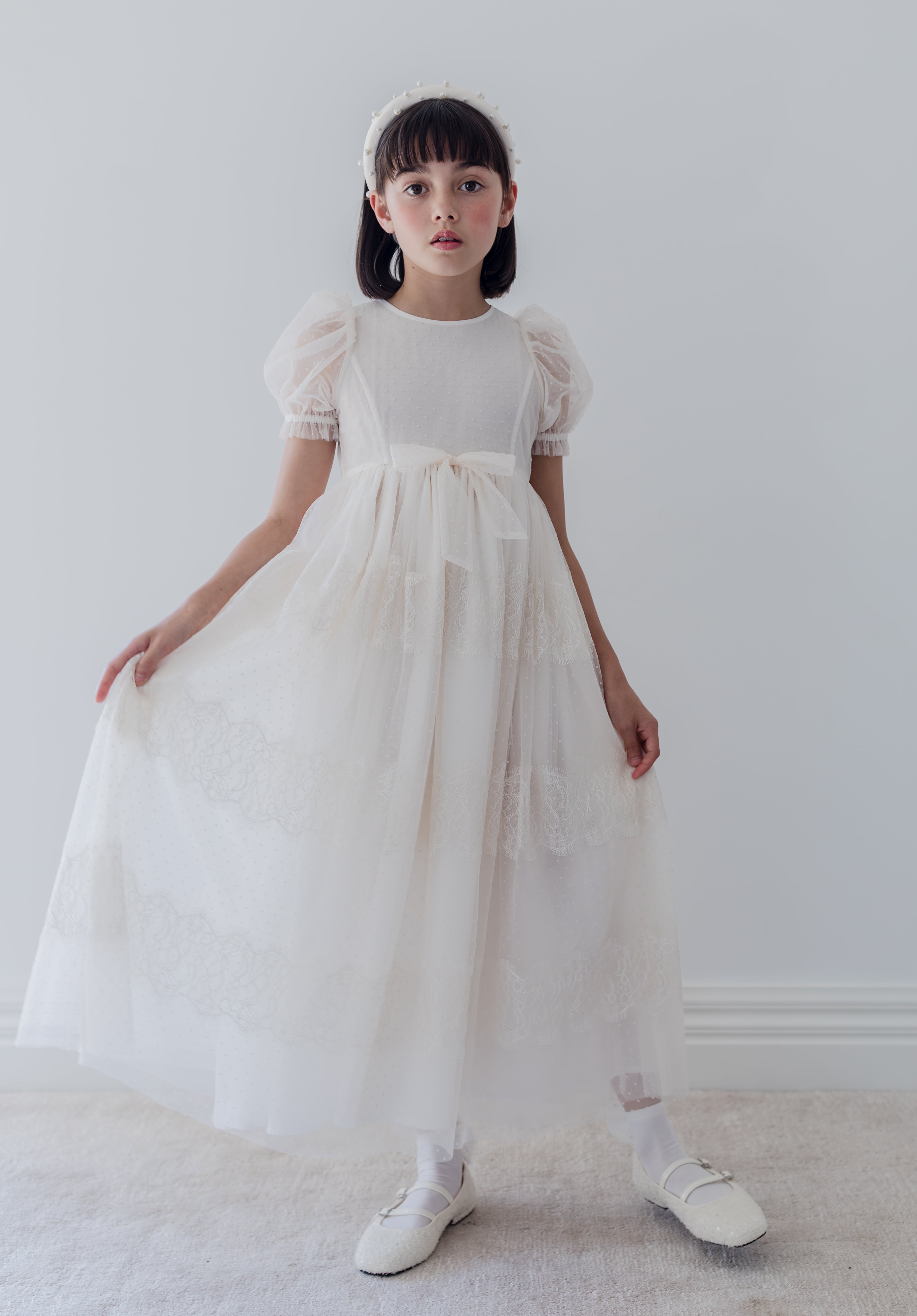 Vintage Doily Tulle Dress